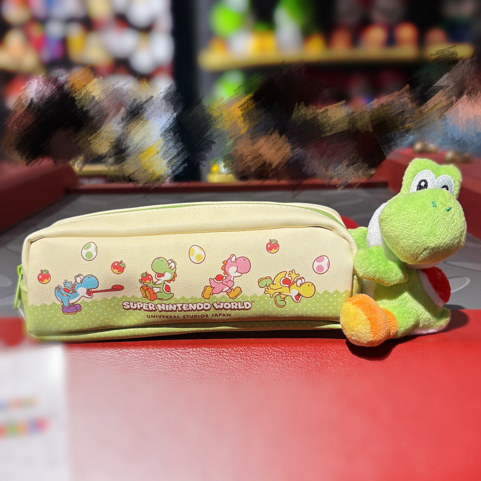 【訂貨】USJ 任天堂世界 耀西 Yoshi 公仔筆袋