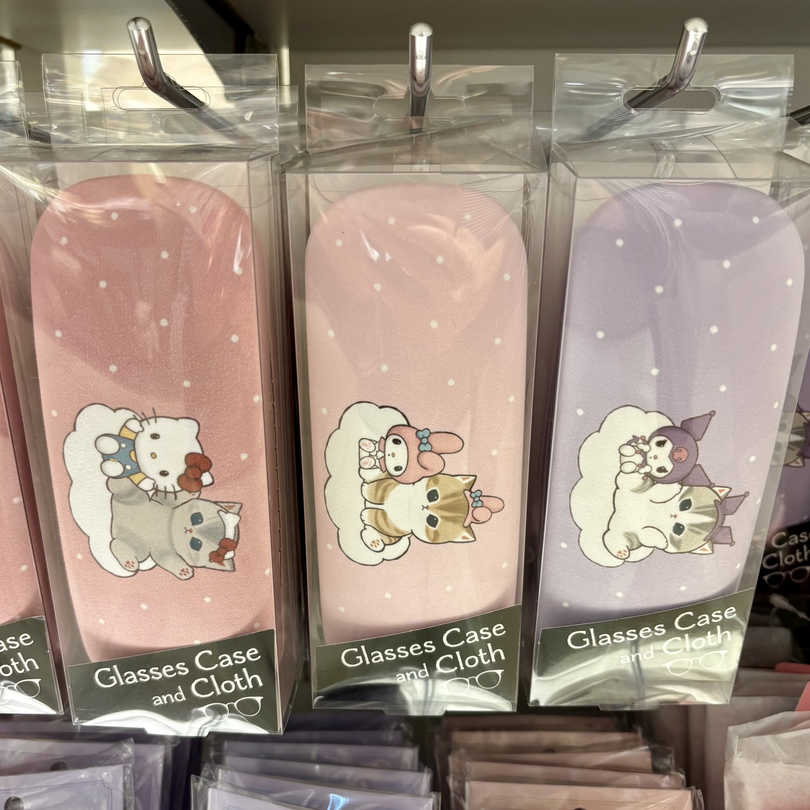 【預訂｜5月】Mofusand x Sanrio 聯乘系列 第三彈 - 眼鏡盒連抹布