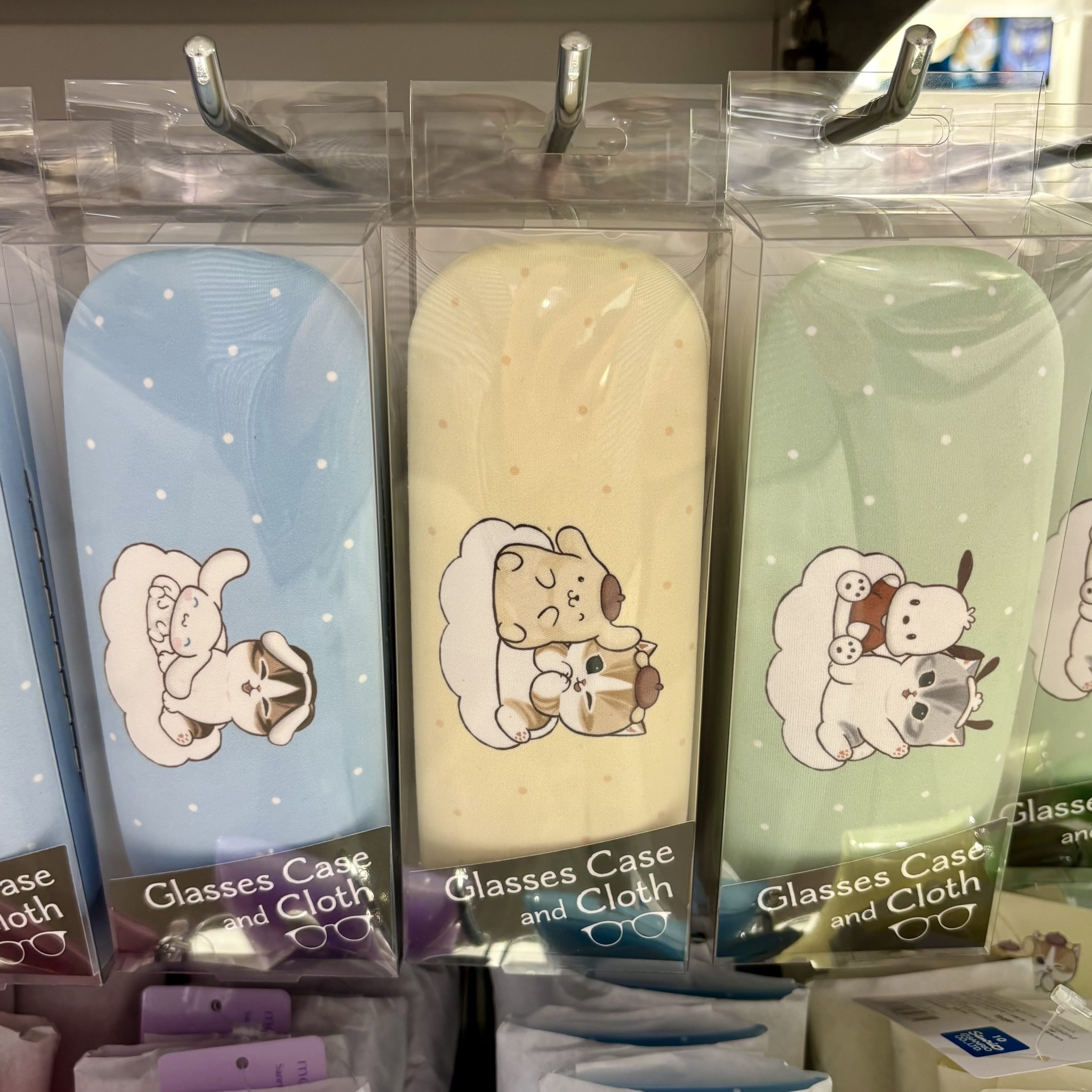 【預訂｜5月】Mofusand x Sanrio 聯乘系列 第三彈 - 眼鏡盒連抹布