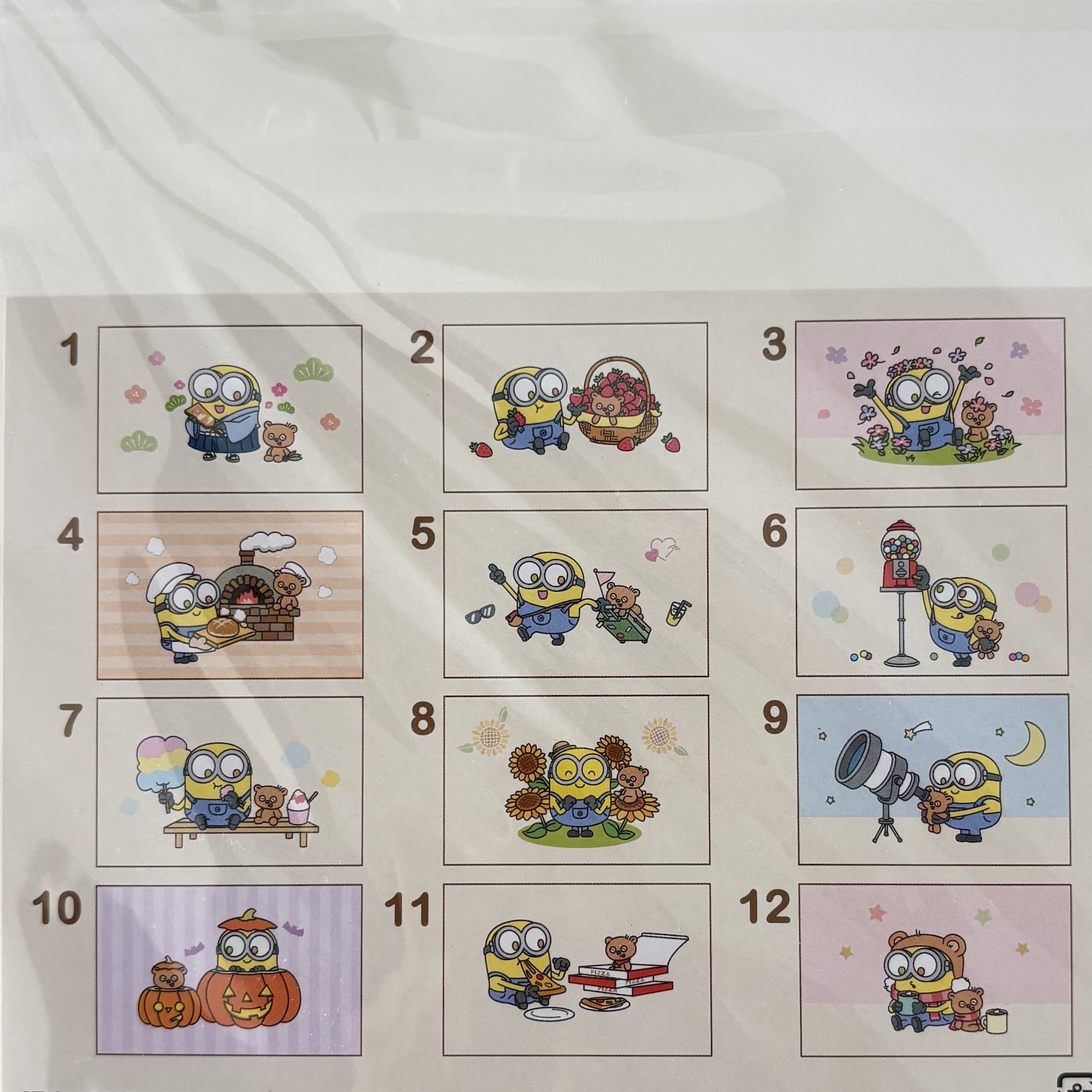 【訂貨】Minions 迷你兵團 小小兵 Bob & Tim 2027 座檯月曆
