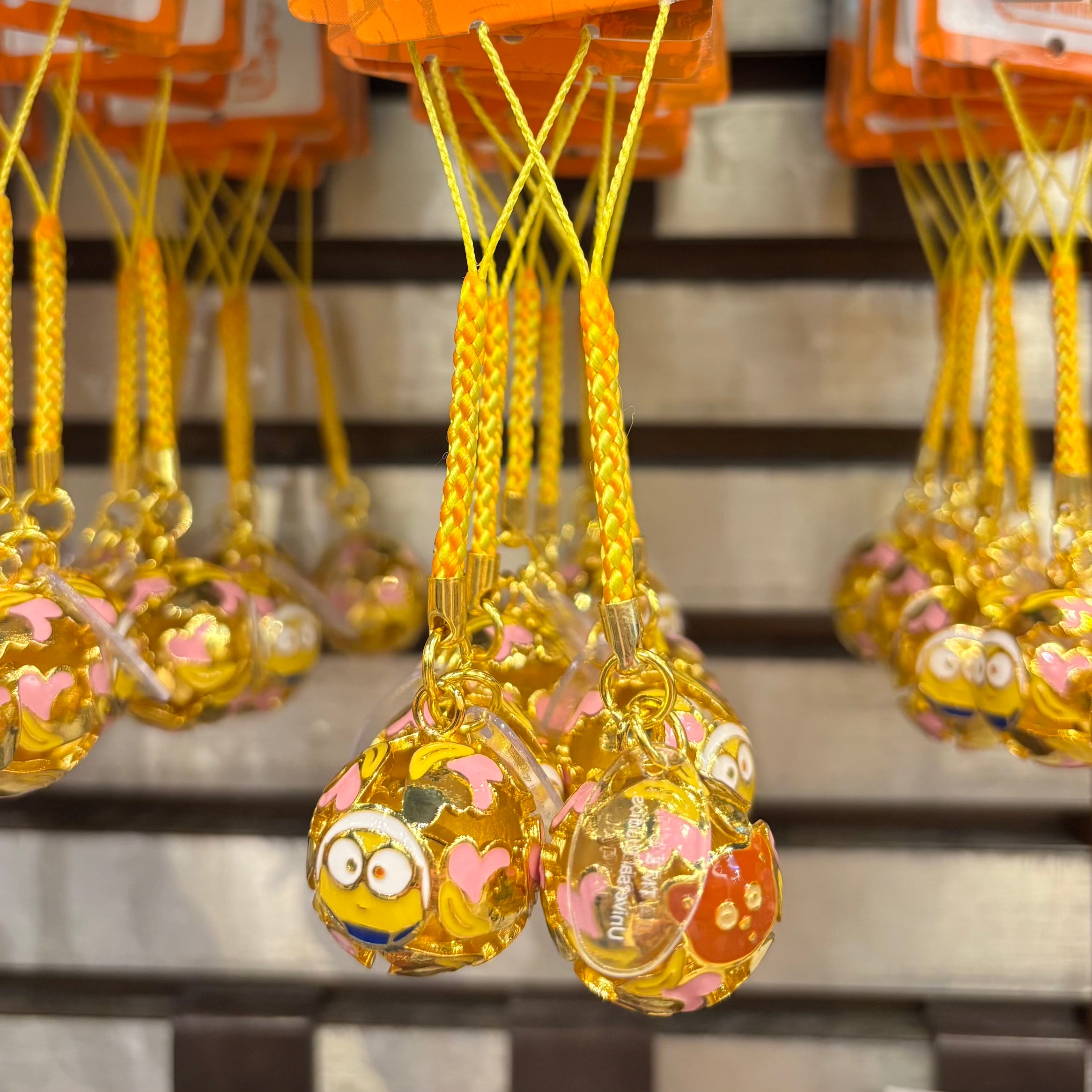 USJ Minions Bob & Tim 鈴鐺小吊飾