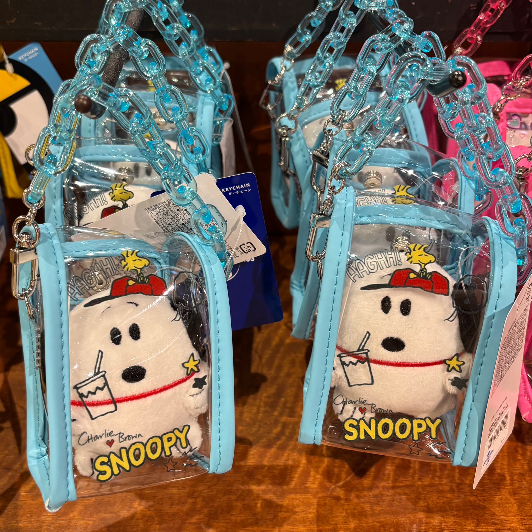 【訂貨】USJ Snoopy 迷你公仔 連痛袋 透明娃包