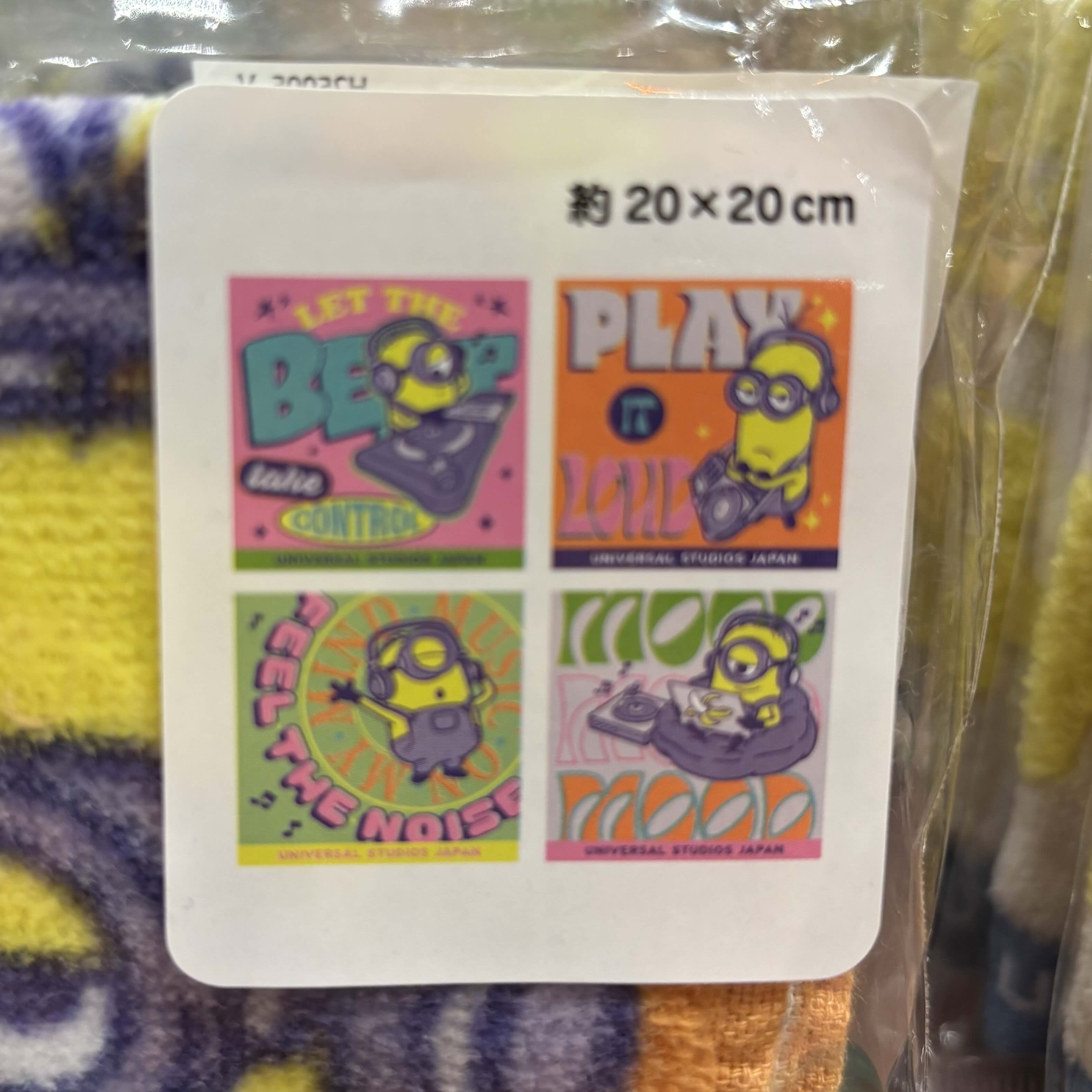 【訂貨】USJ Minions 迷你兵團 小小兵 毛巾套裝 4pcs