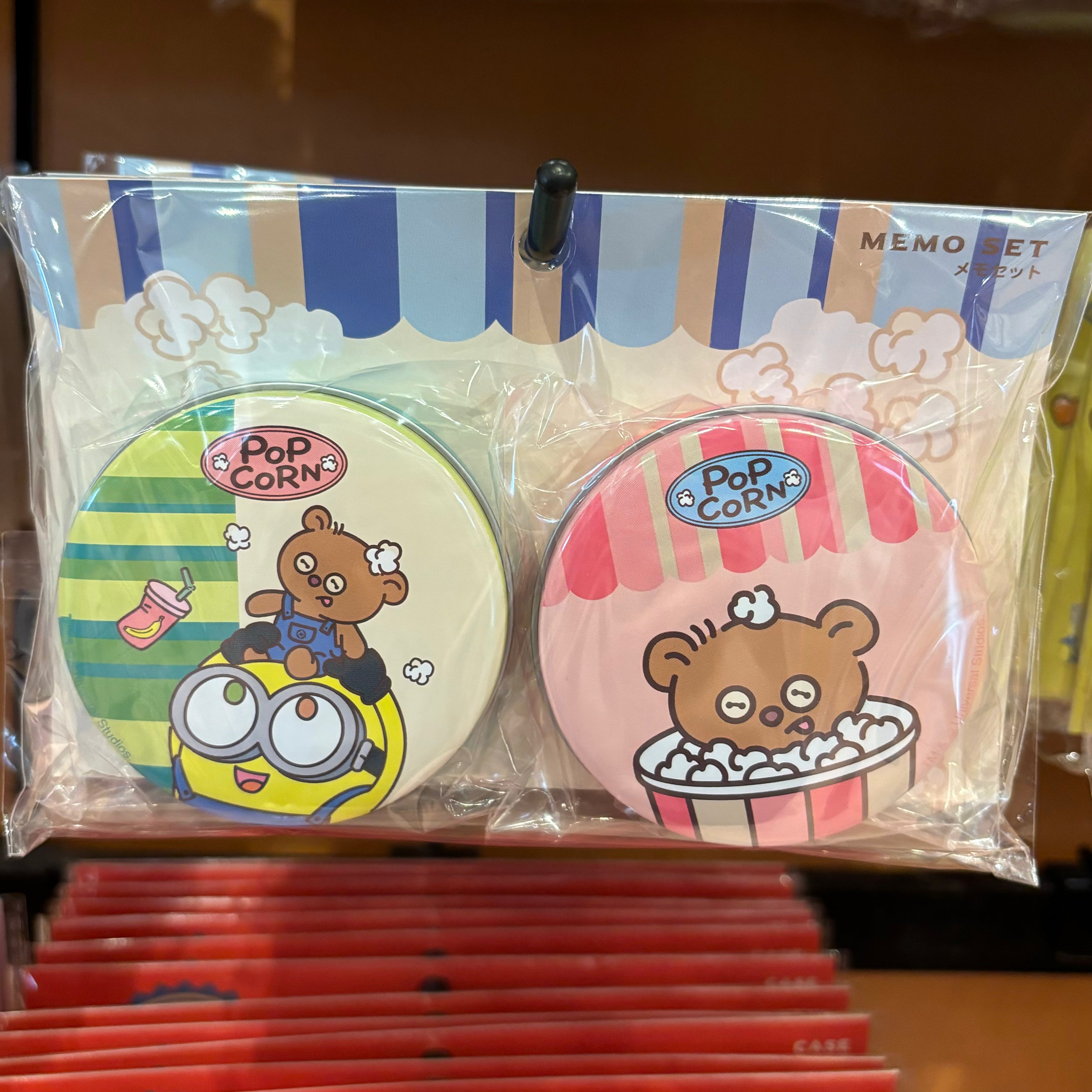 USJ Minions Bob & Tim 圓罐 Memo