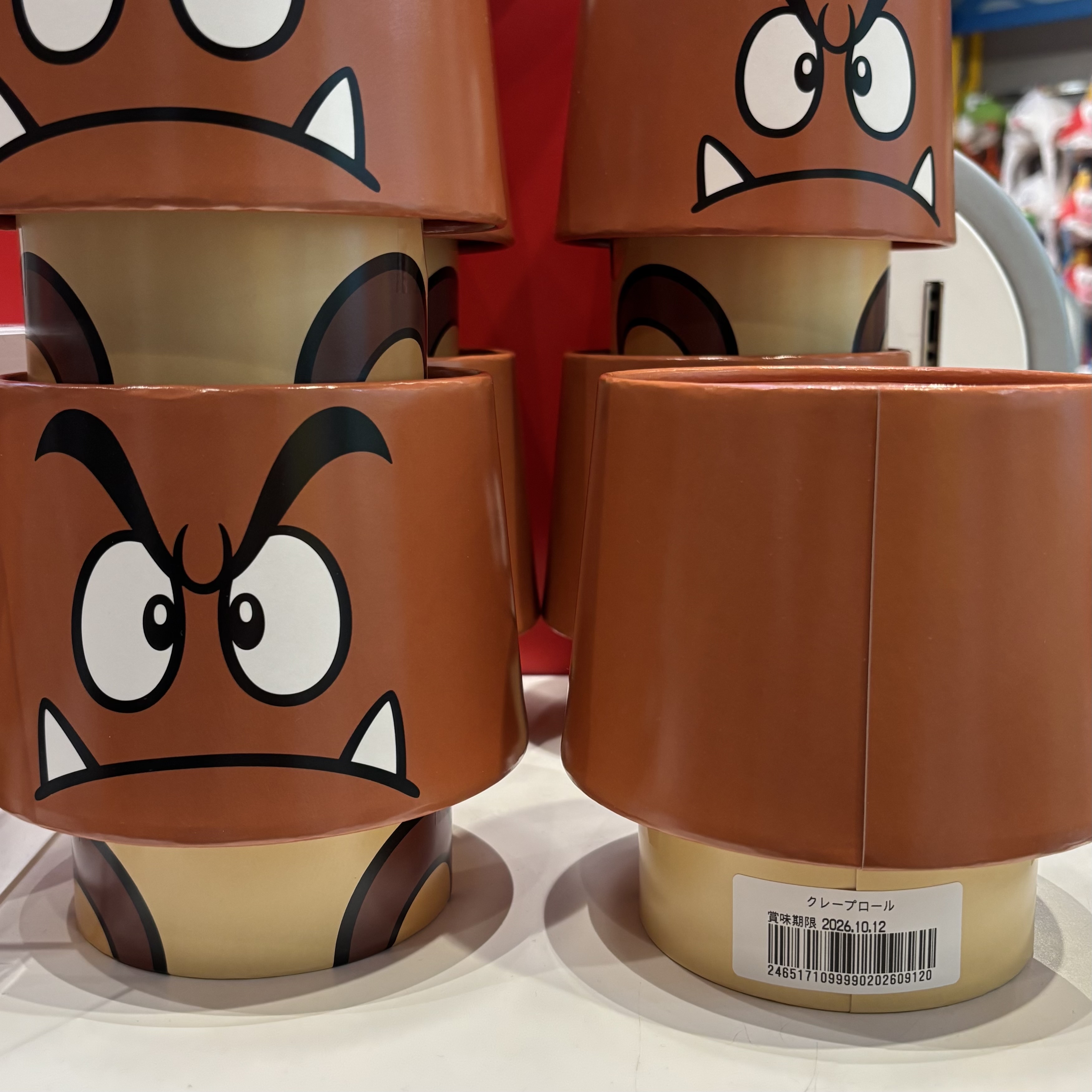 【訂貨】USJ Mario 栗寶寶 朱古力蛋捲