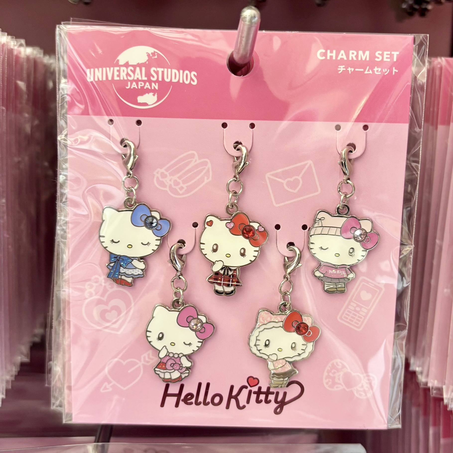 【訂貨】USJ Hello Kitty 5pcs Charm Set 小吊飾套裝