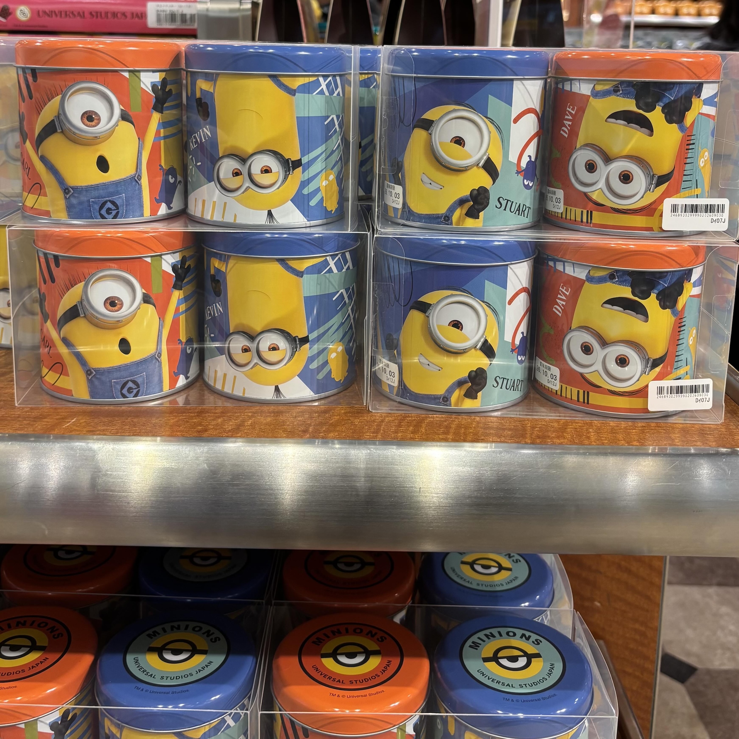 【訂貨】USJ Minions 迷你兵團 小小兵 朱古力脆脆 曲奇 零食罐