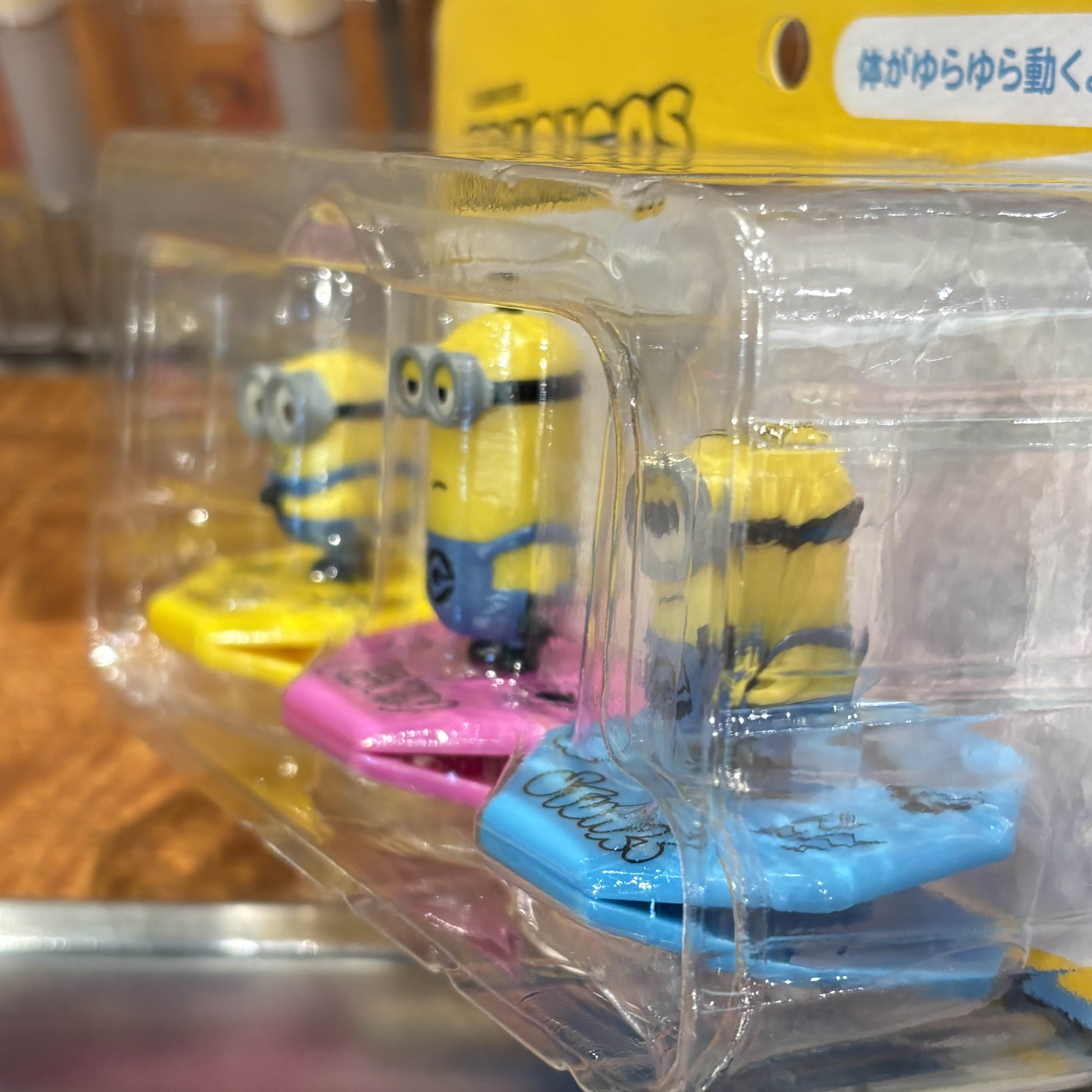【訂貨】USJ Minions 迷你兵團 小小兵 小夾子套裝（身體可搖擺）