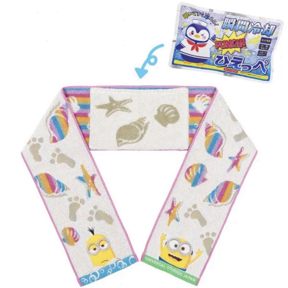 【訂貨】USJ Minions Summer Drama 掛頸毛巾
