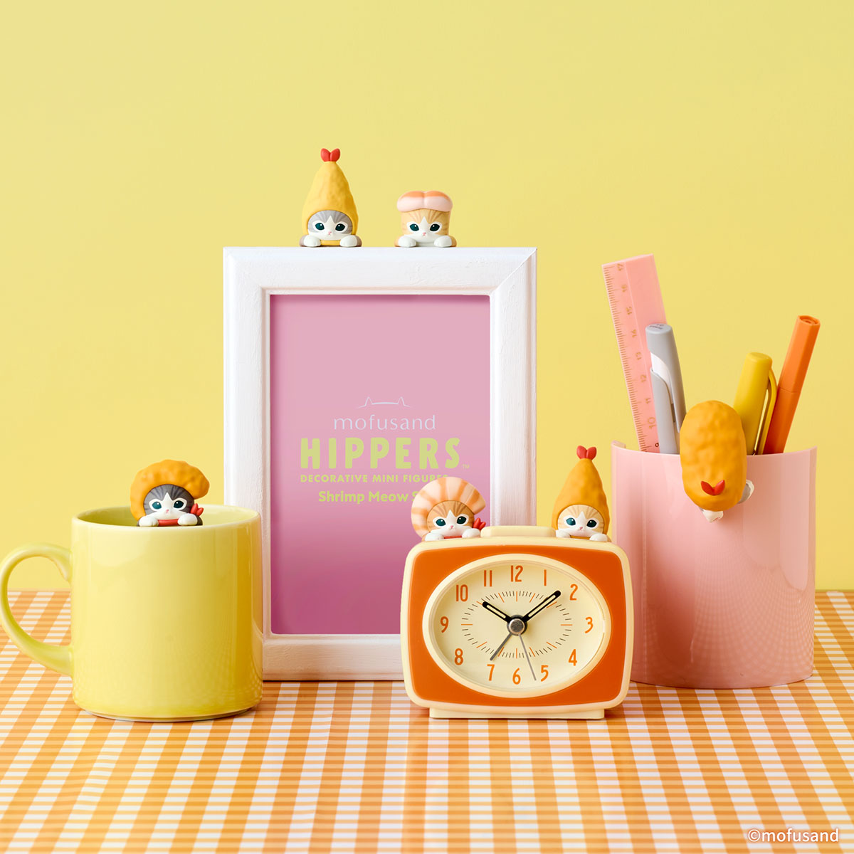 【訂貨】Mofusand Hippers Decorative Mini Figure 盲盒 Vol2 蝦貓系列（隨機抽)