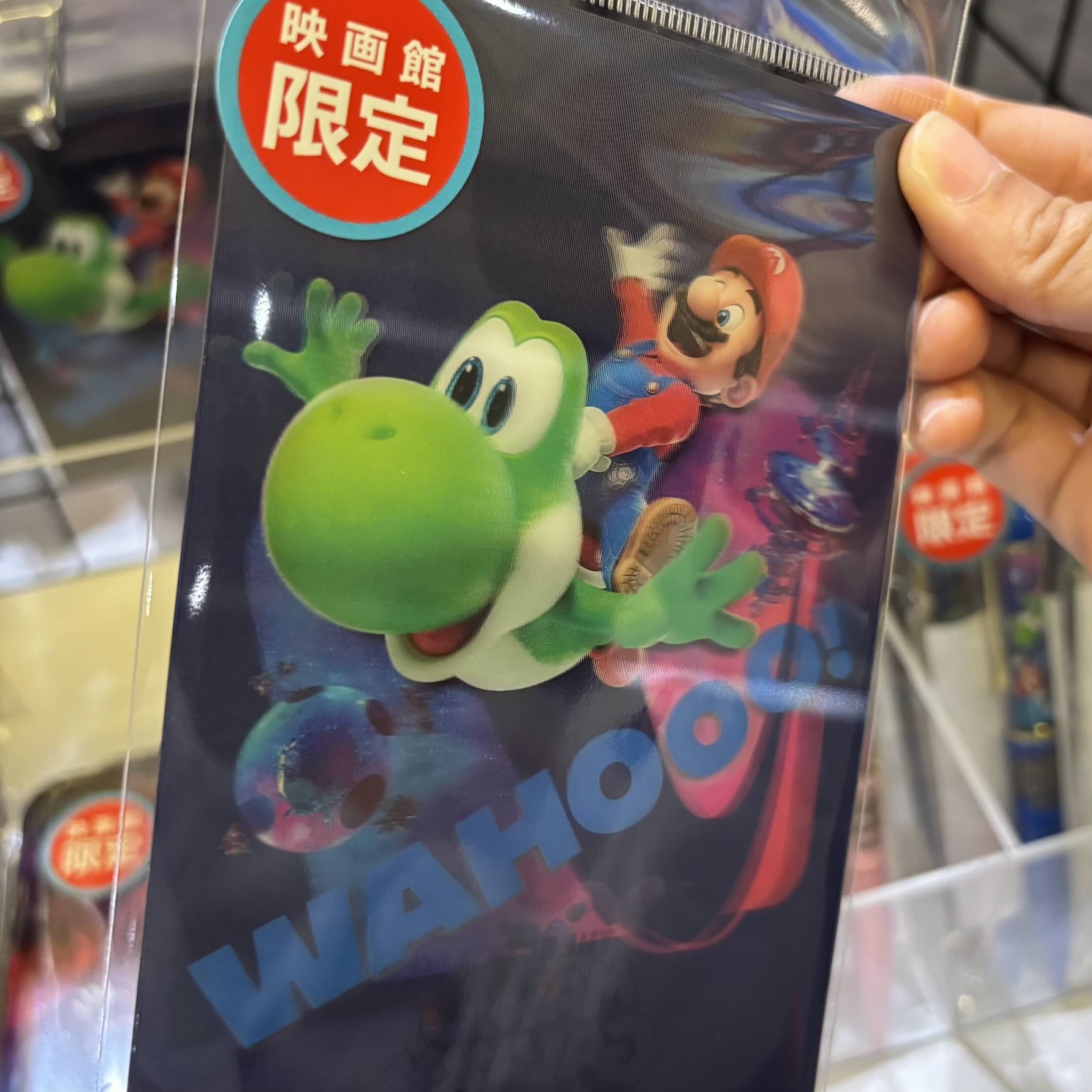 【訂貨】The Super Mario Galaxy Movie 劇場限定商品 - Mario Yoshi Peach Rosetta 立體明信片 