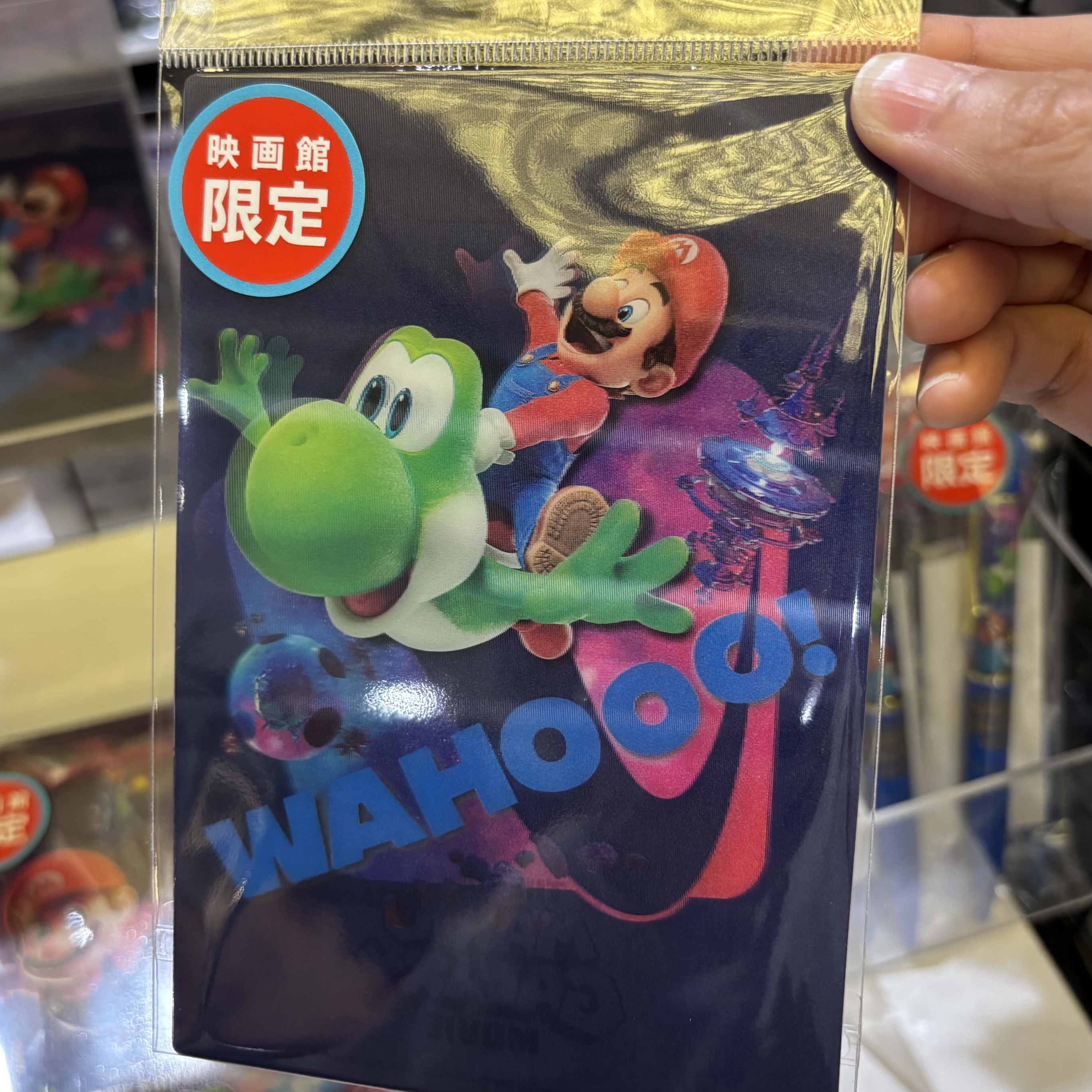 【訂貨】The Super Mario Galaxy Movie 劇場限定商品 - Mario Yoshi Peach Rosetta 立體明信片 