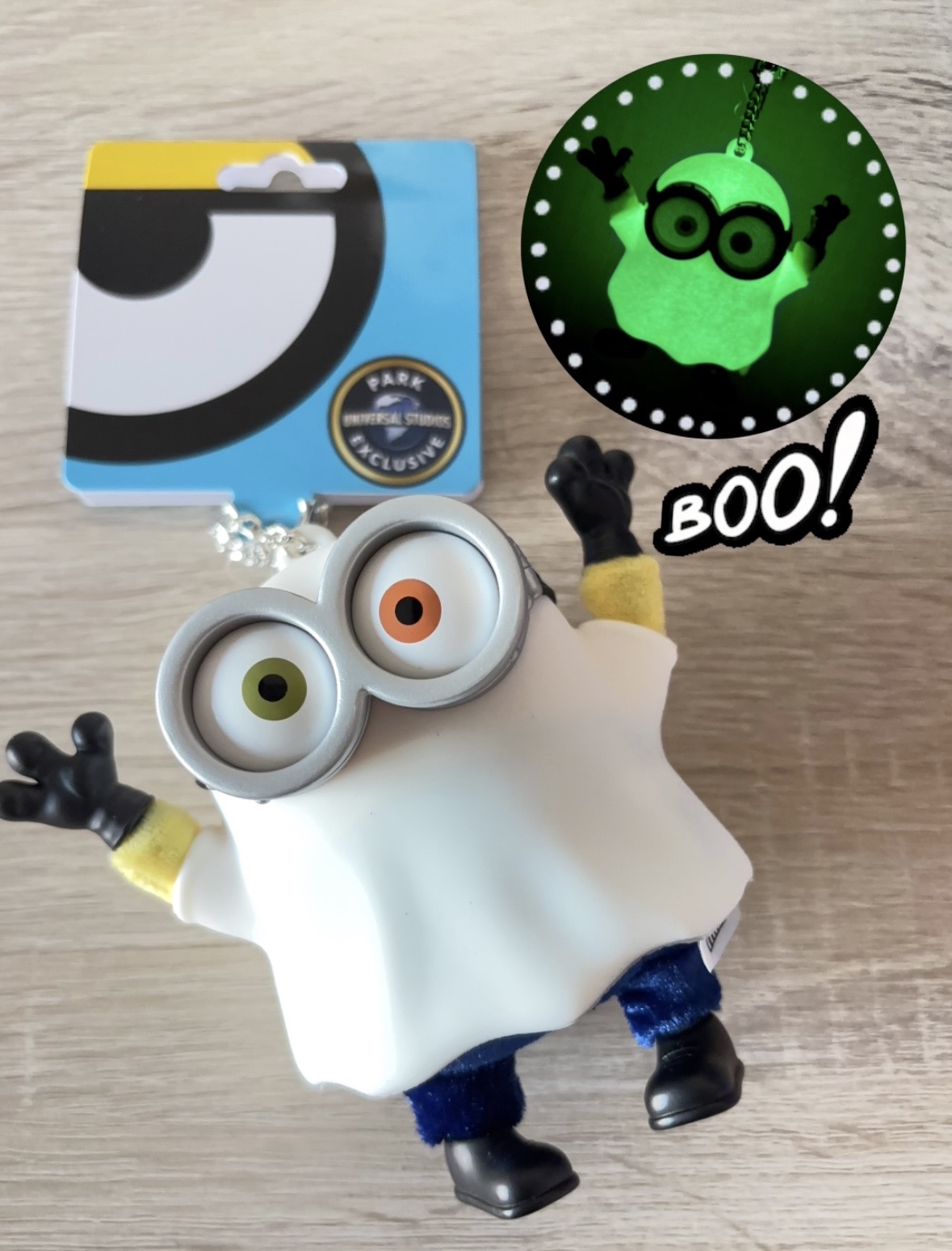 【訂貨】USJ Minions 迷你兵團 小小兵 Bob 夜光幽靈鬼鬼 公仔掛飾