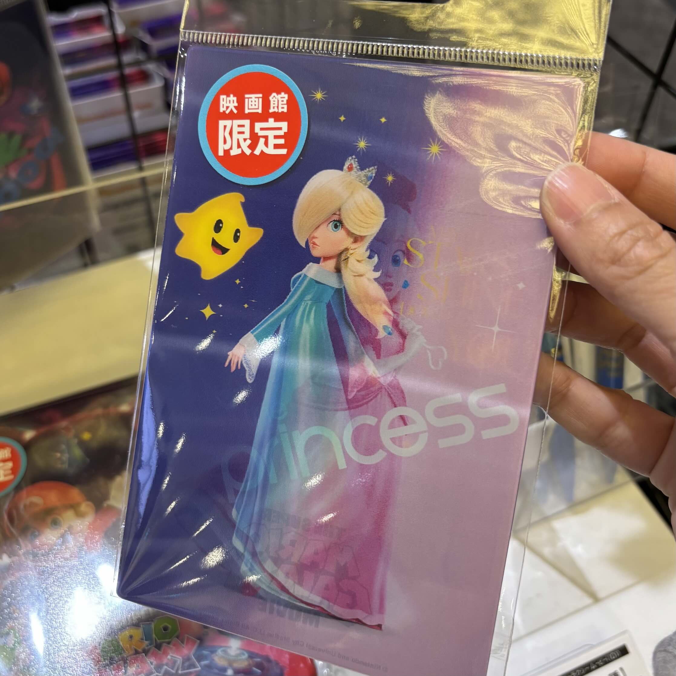 【訂貨】The Super Mario Galaxy Movie 劇場限定商品 - Mario Yoshi Peach Rosetta 立體明信片 