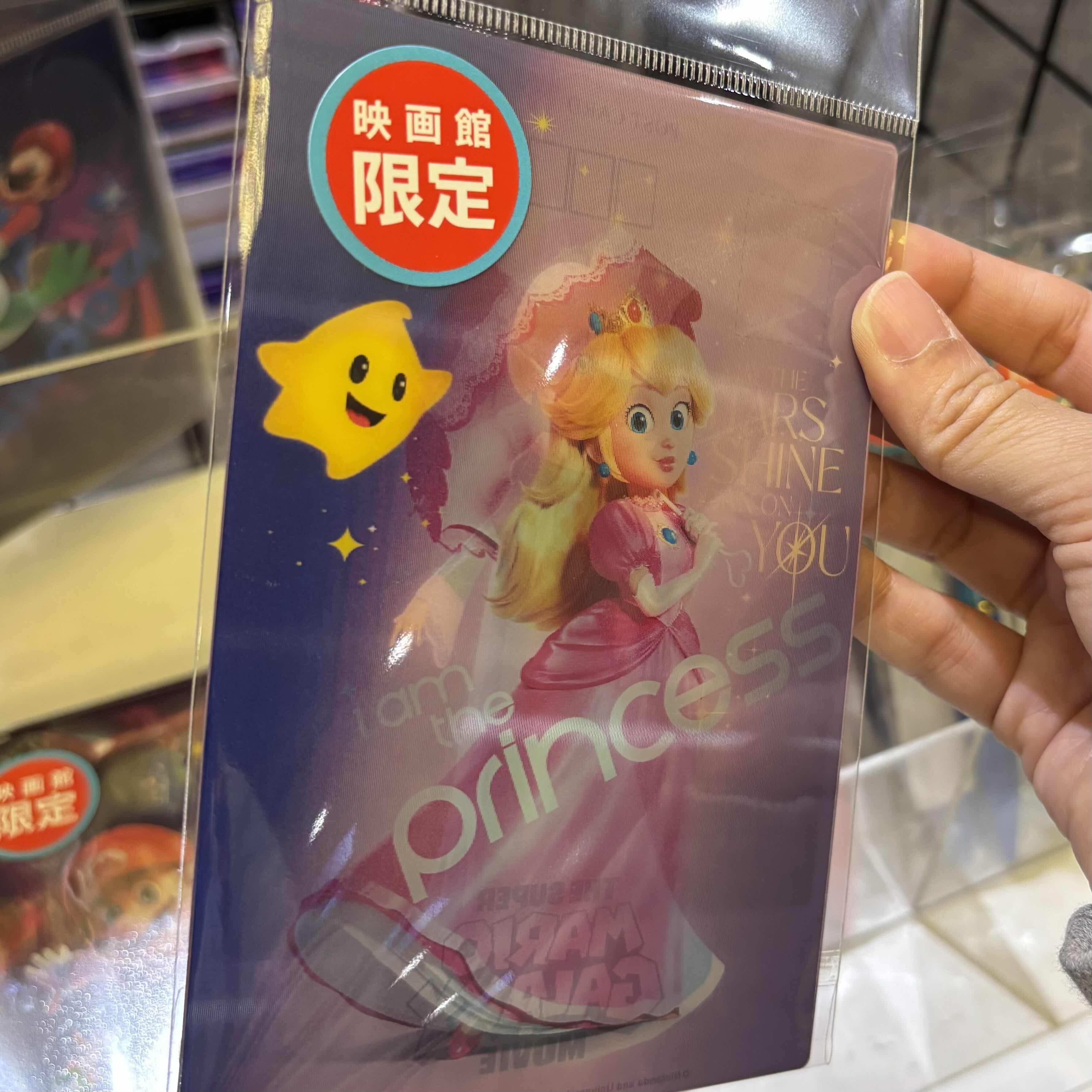 【訂貨】The Super Mario Galaxy Movie 劇場限定商品 - Mario Yoshi Peach Rosetta 立體明信片 
