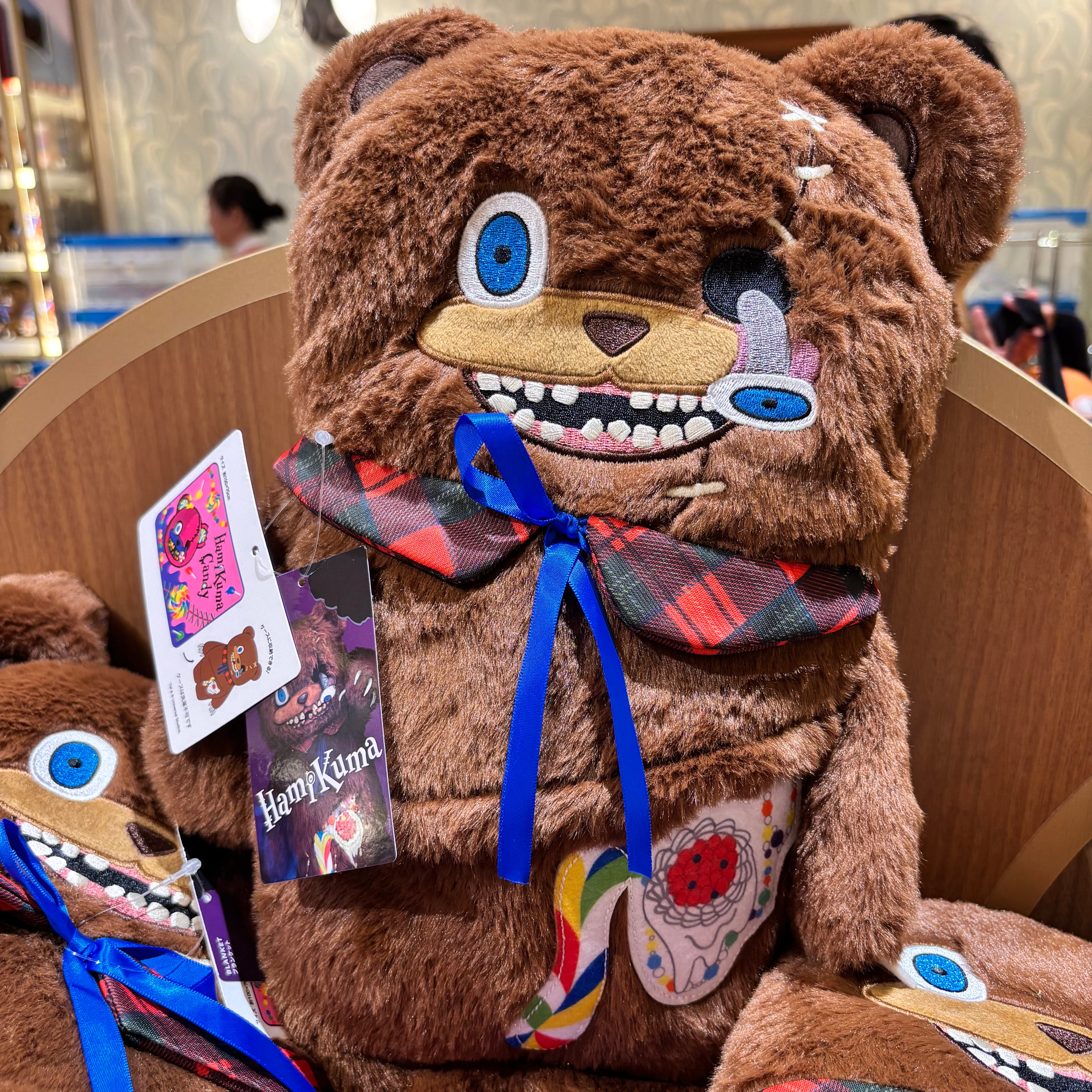 海外限定 HamiKuma クマデザイン フード付きケープ 海外限定 HamiKuma クマデザイン フード付きケープ