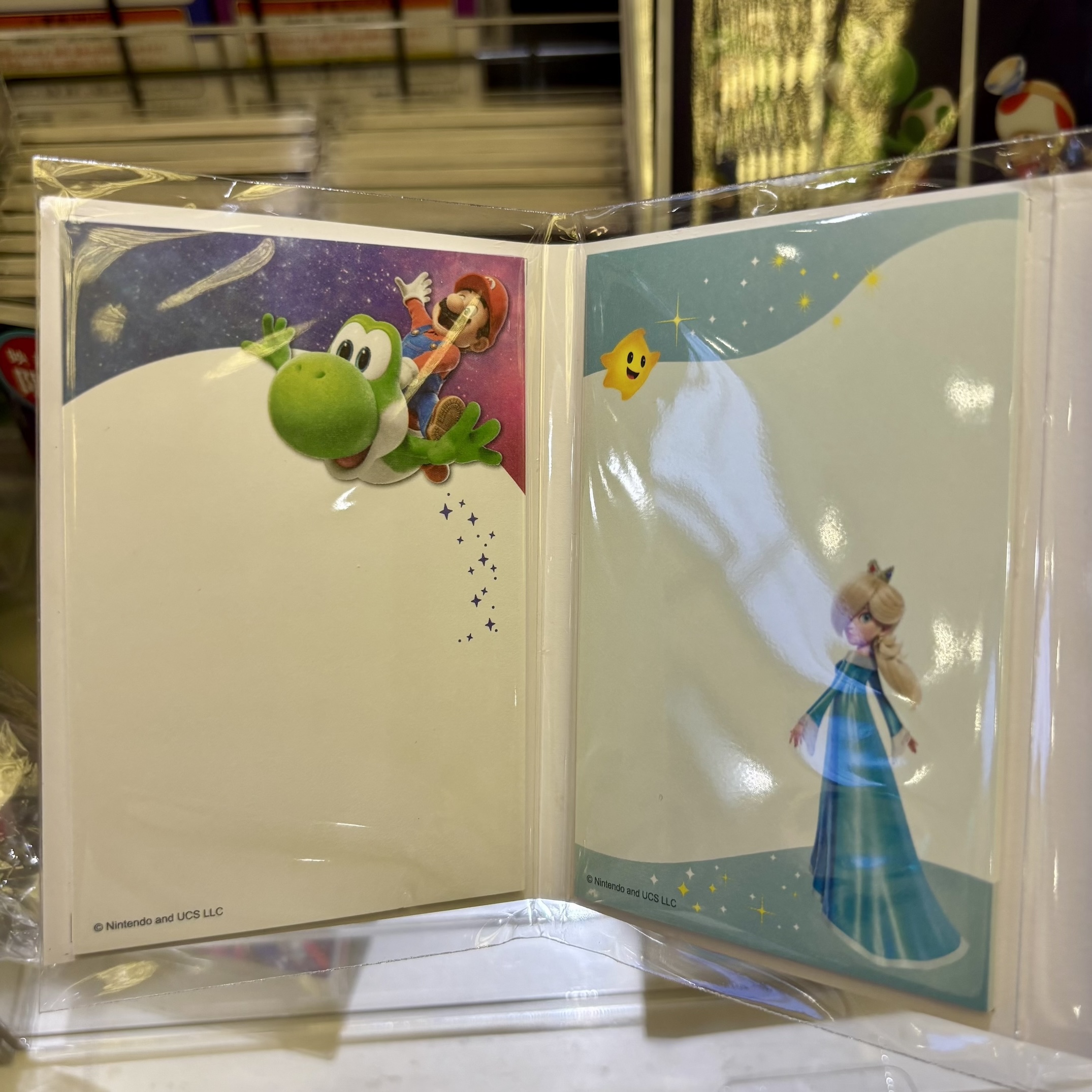 【訂貨】The Super Mario Galaxy Movie 劇場限定商品 - 翻頁式便條本