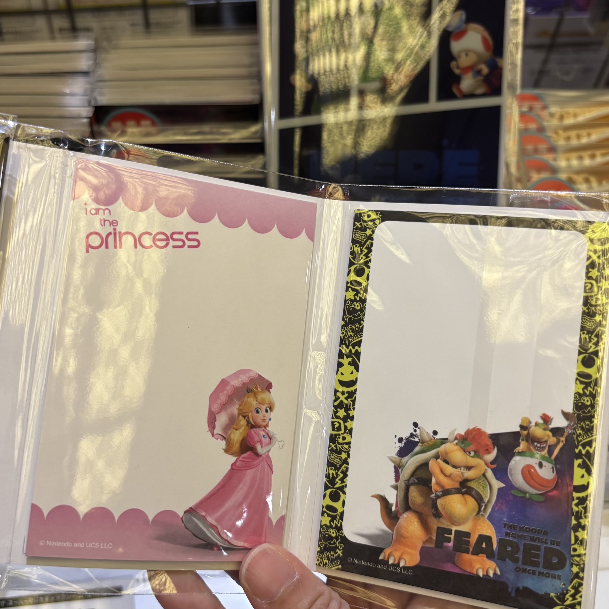 【訂貨】The Super Mario Galaxy Movie 劇場限定商品 - 翻頁式便條本