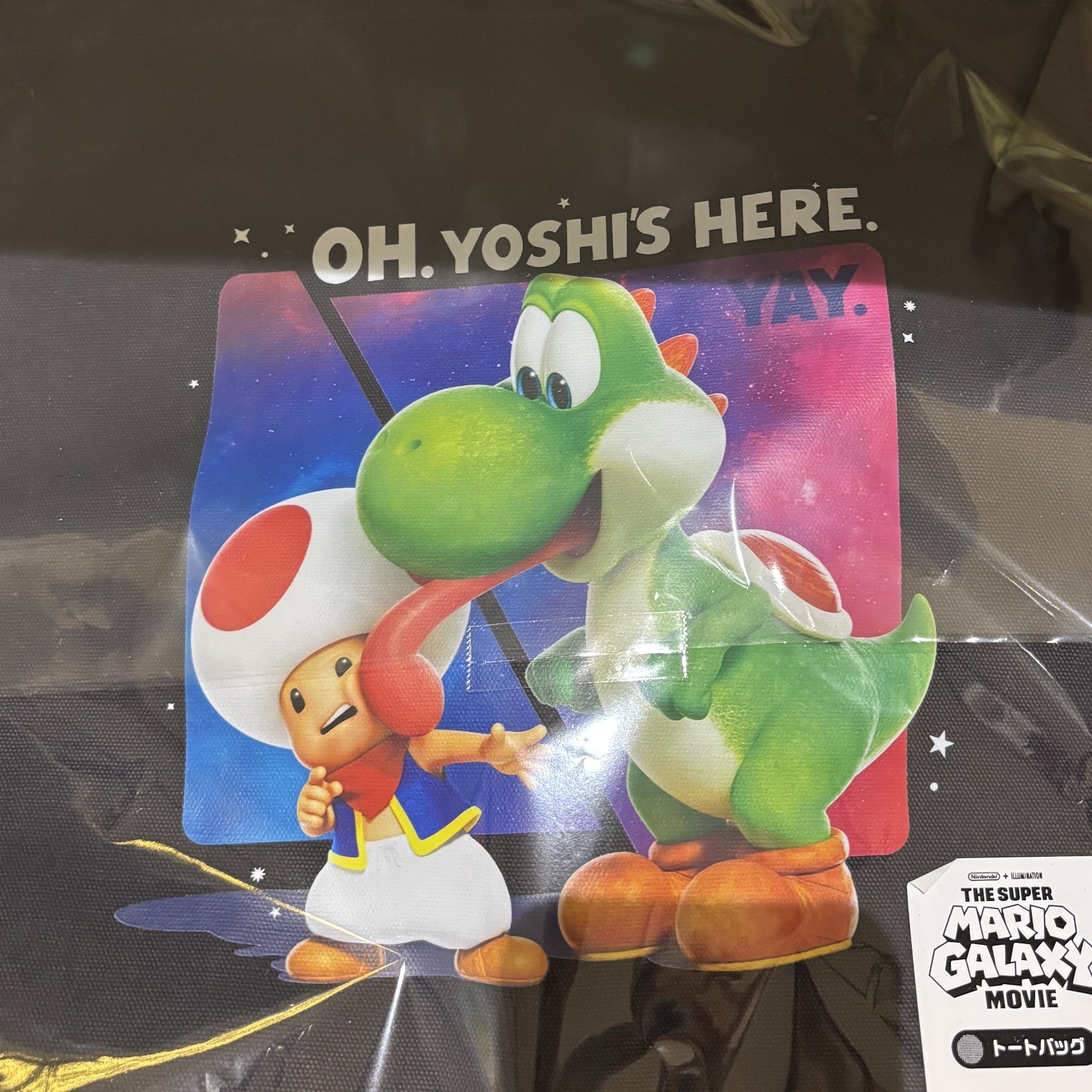 【訂貨】The Super Mario Galaxy Movie 劇場限定商品 - Yoshi 奇諾比奧 Tote Bag