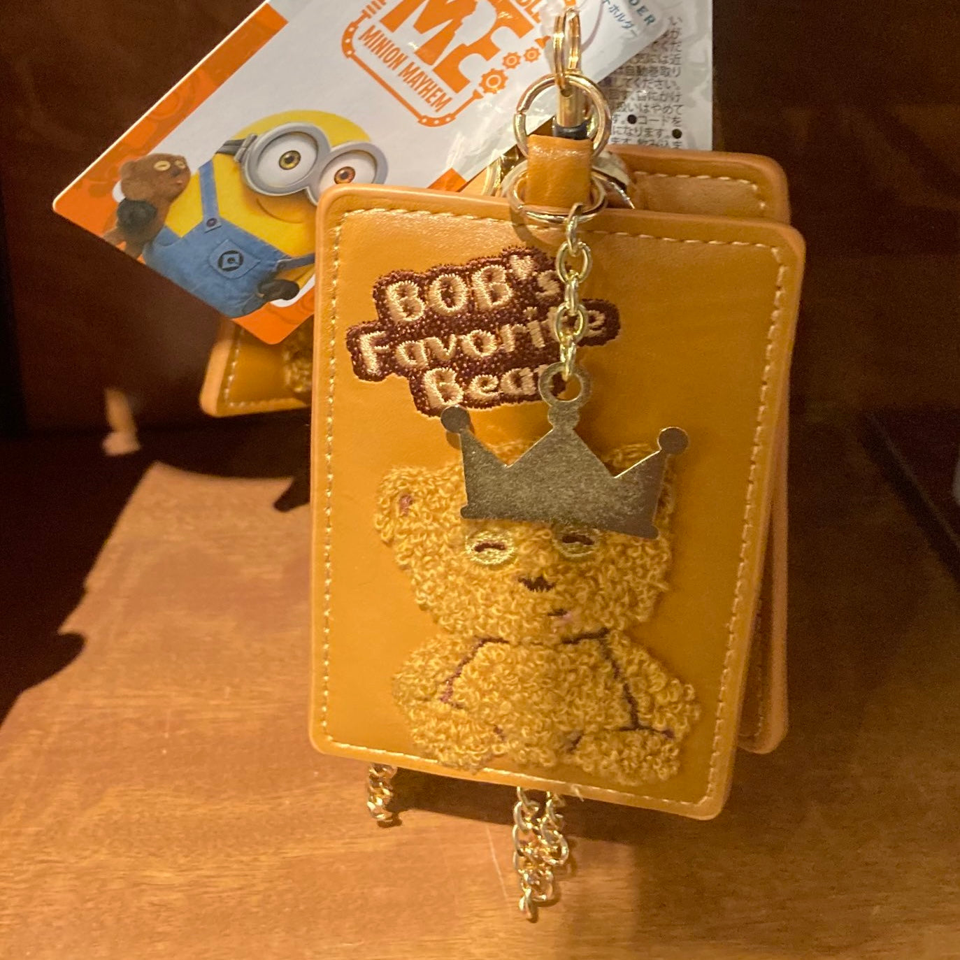 USJ Tim Bear 皇冠款伸縮繩卡套