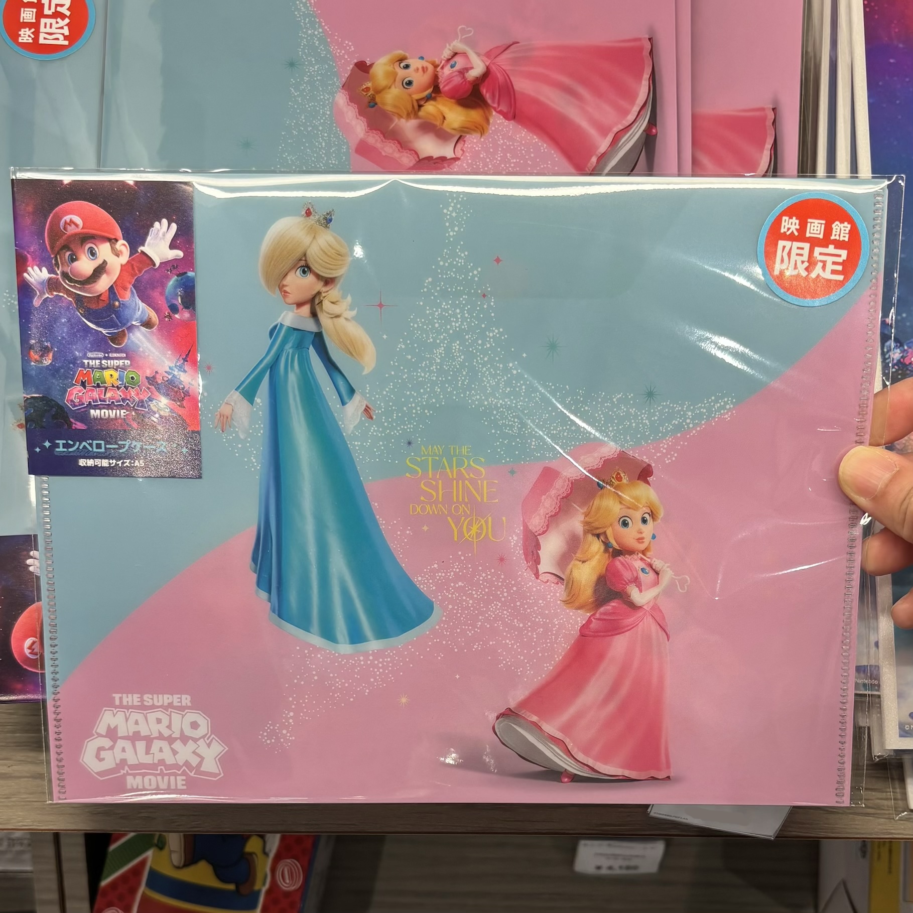【訂貨】The Super Mario Galaxy Movie 劇場限定商品 - Rosetta & Peach 公主 信封型File