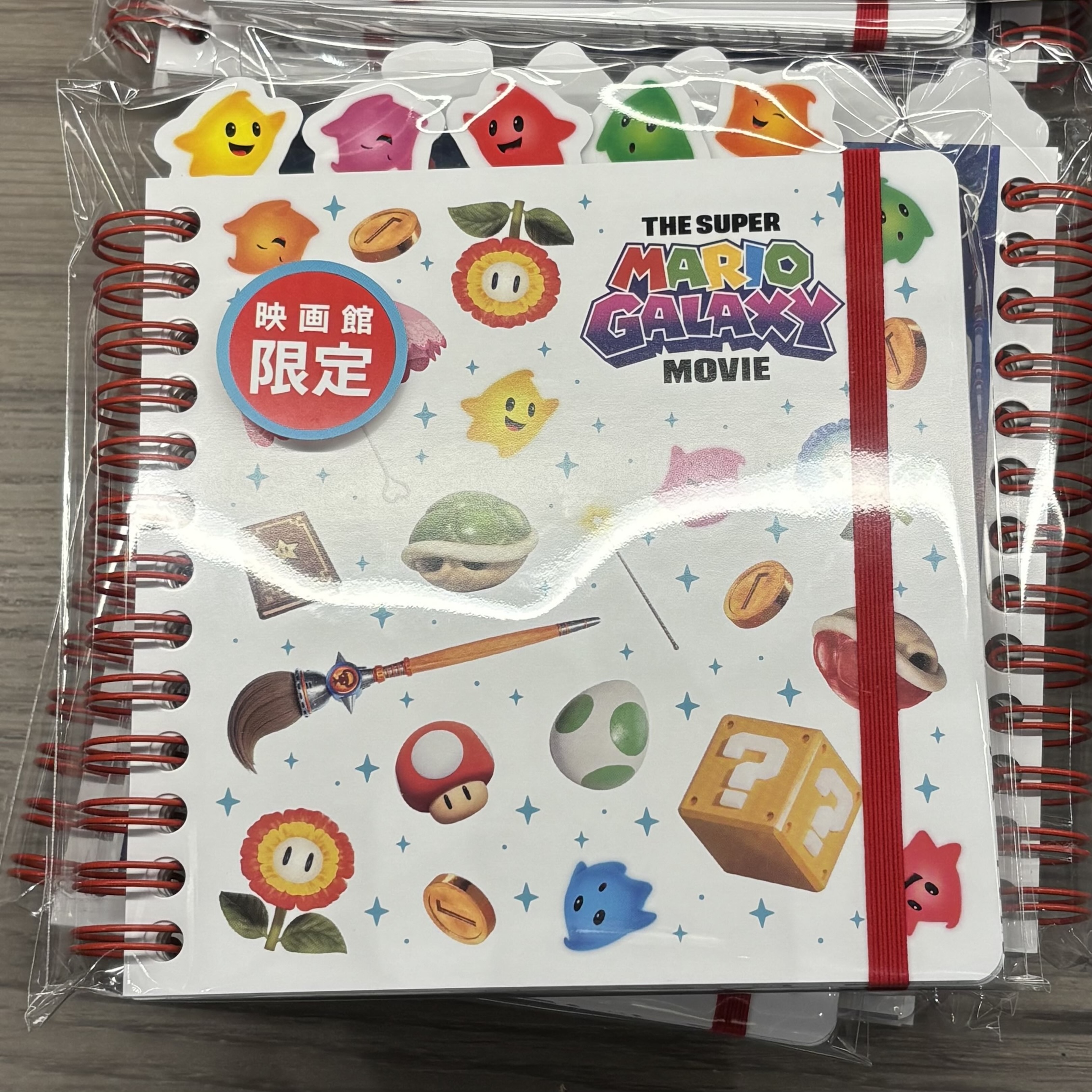 【訂貨】The Super Mario Galaxy Movie 劇場限定商品 - 筆記簿 Ring Notebook