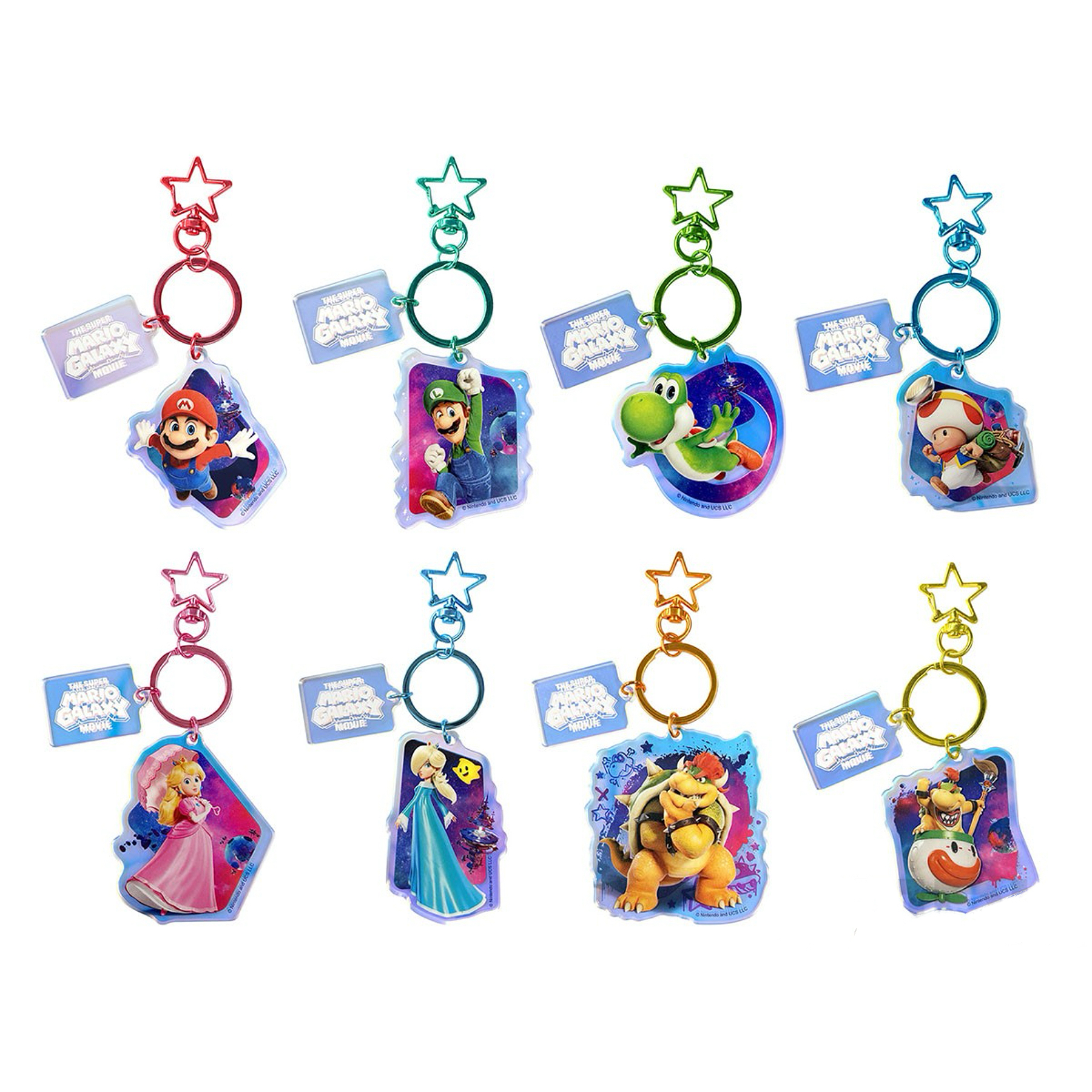 【訂貨】The Super Mario Galaxy Movie 劇場限定商品 - 幻彩鑰匙扣