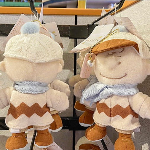 USJ 聖誕系列 Snoopy & Charlie Brown 毛衣吊飾