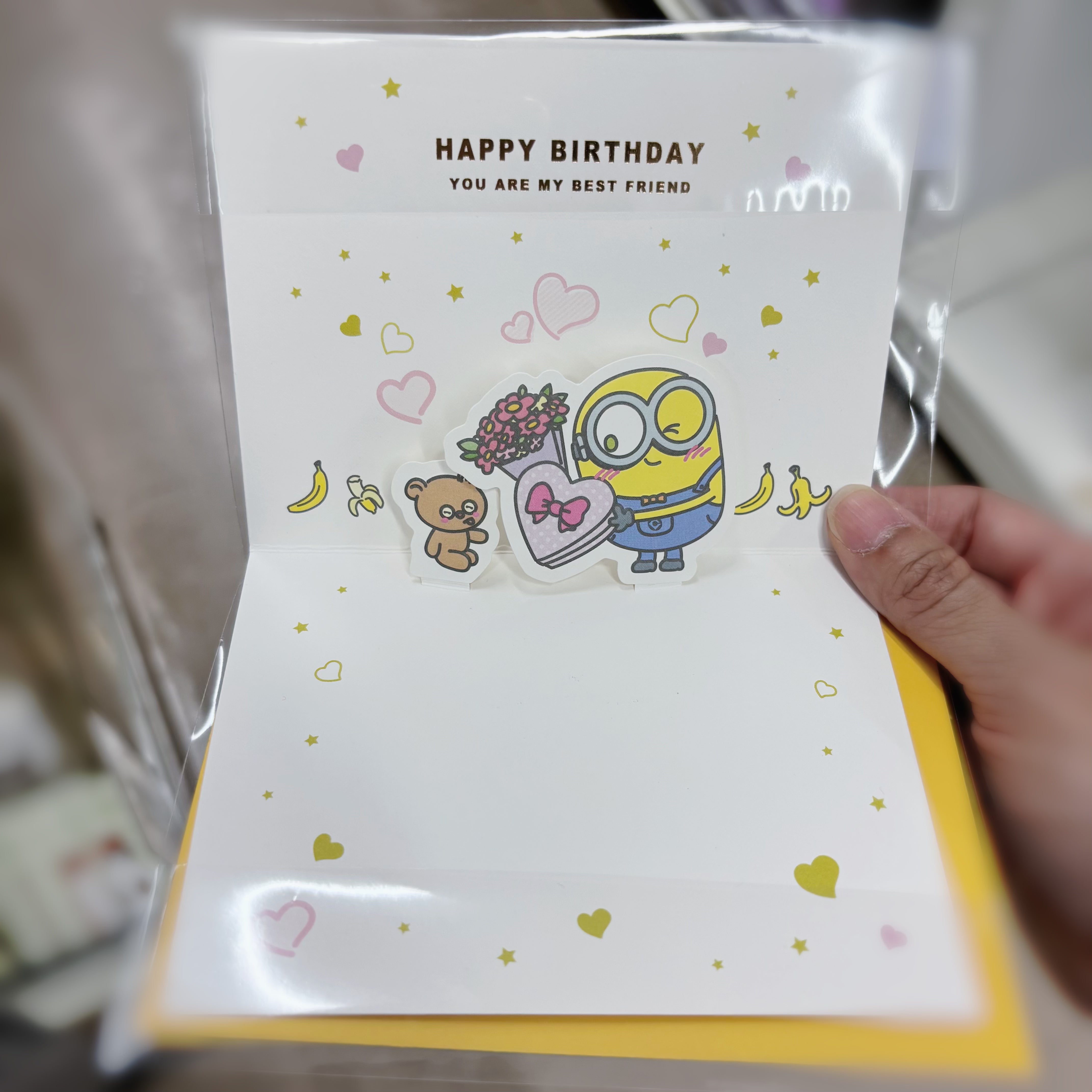 【訂貨】Minions Bob & Tim 立體生日卡（On Your Special Day）