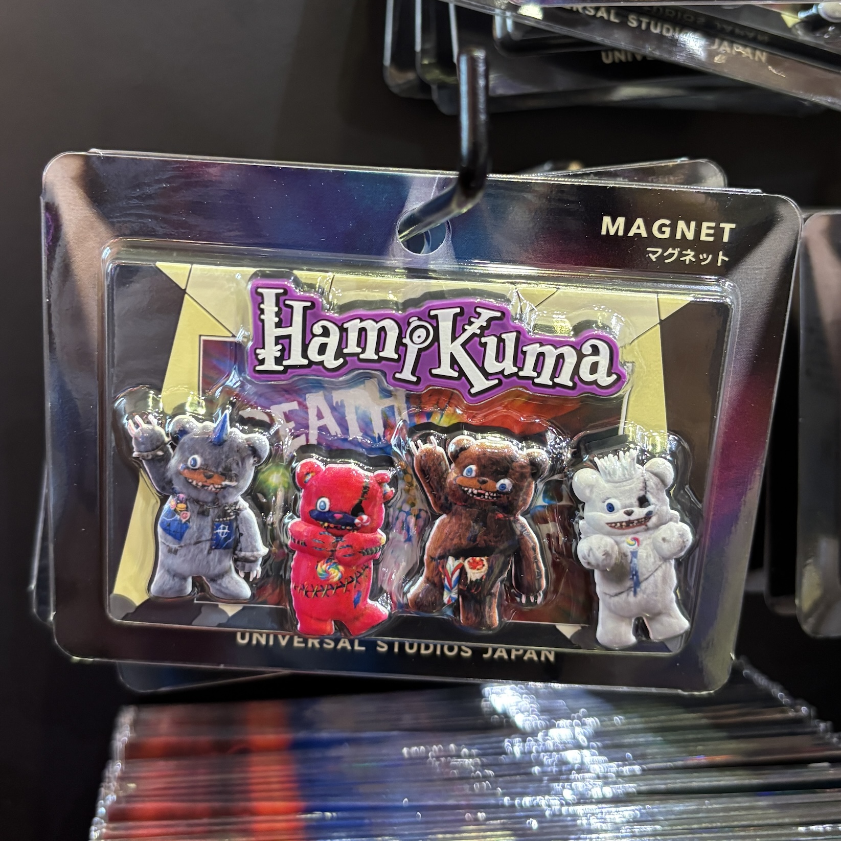 【訂貨】USJ Halloween - Hami-kuma 磁石 磁鐵貼 6pcs
