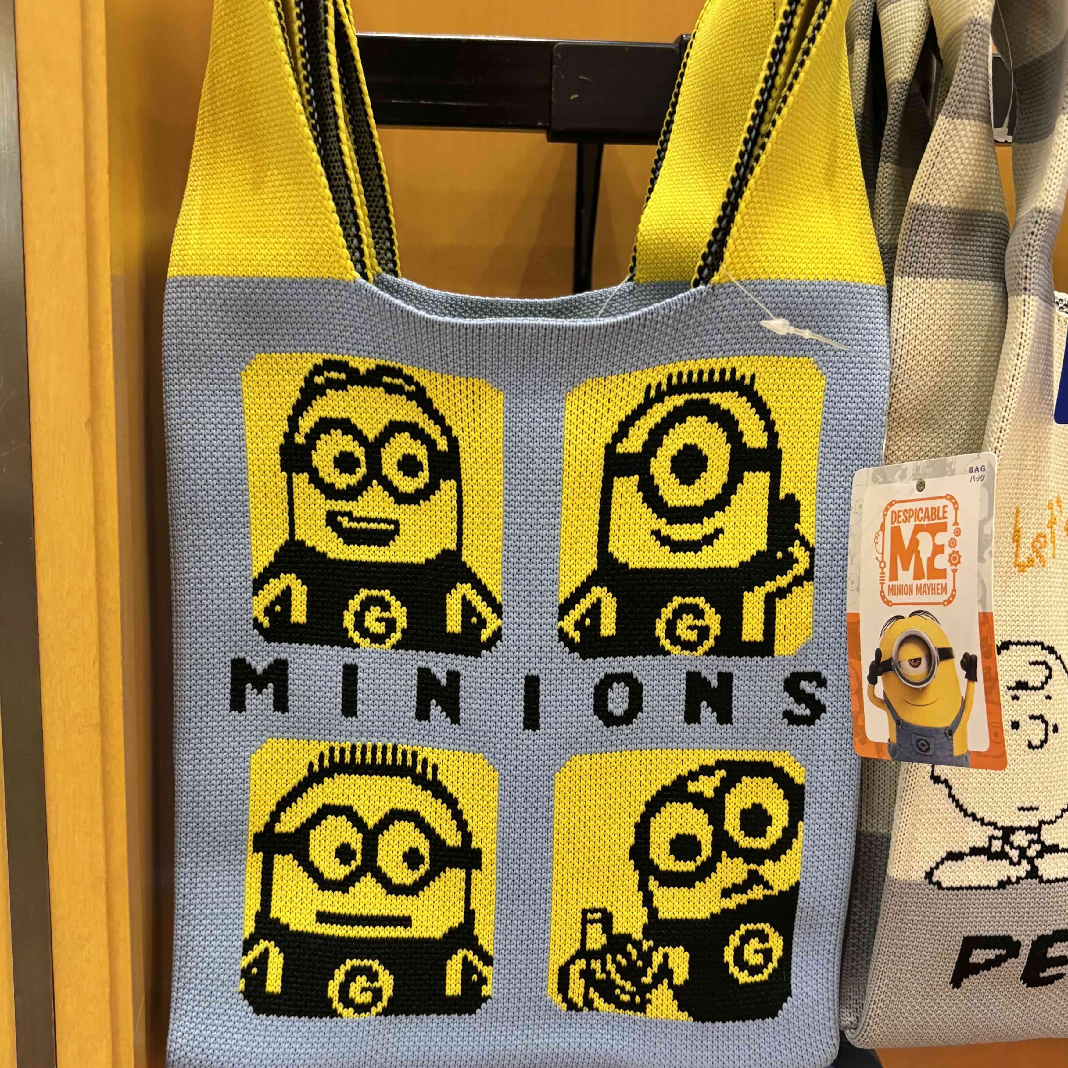 【訂貨】USJ Minions 針織手挽袋 Tote Bag