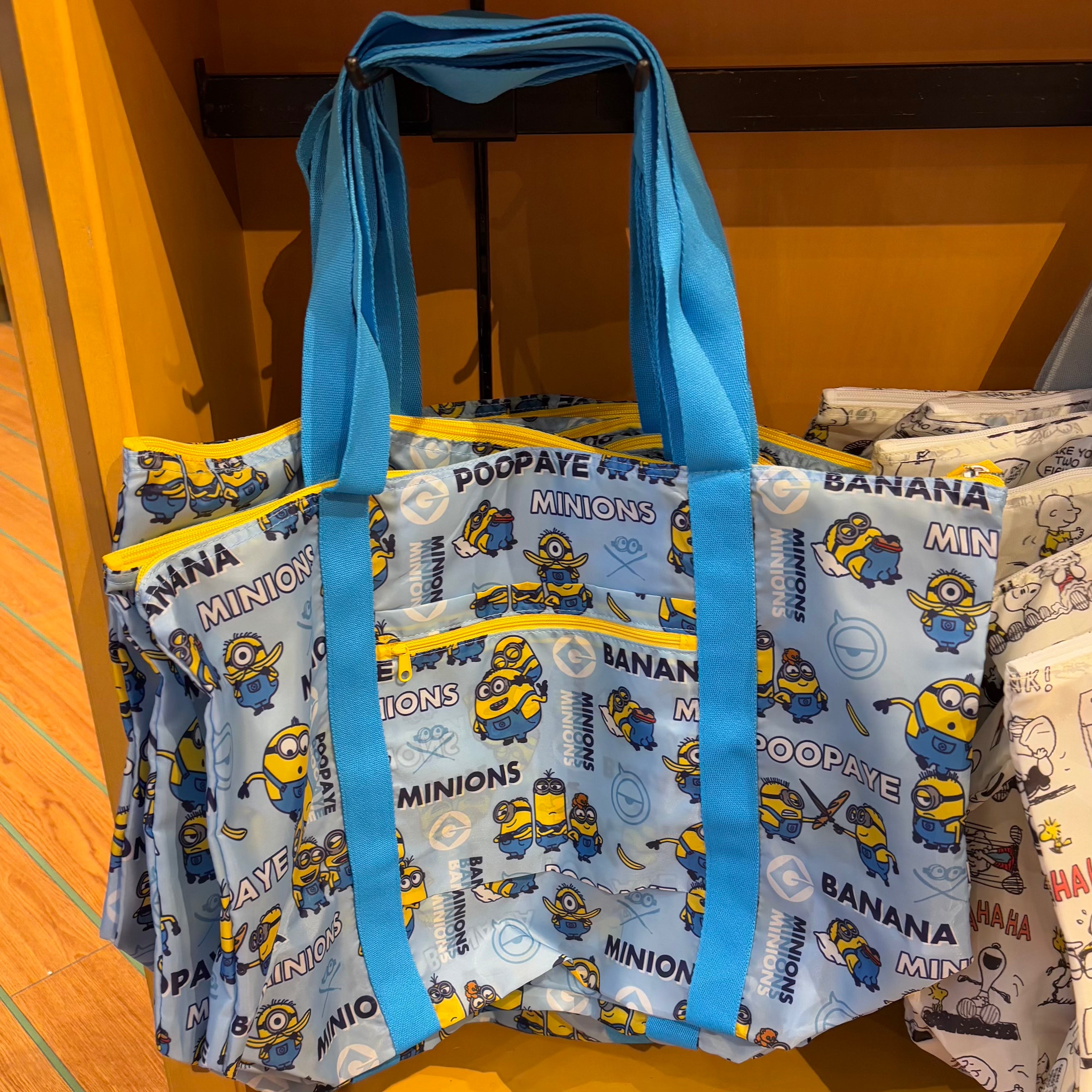 USJ Minions 可摺疊旅用行李袋 環保袋