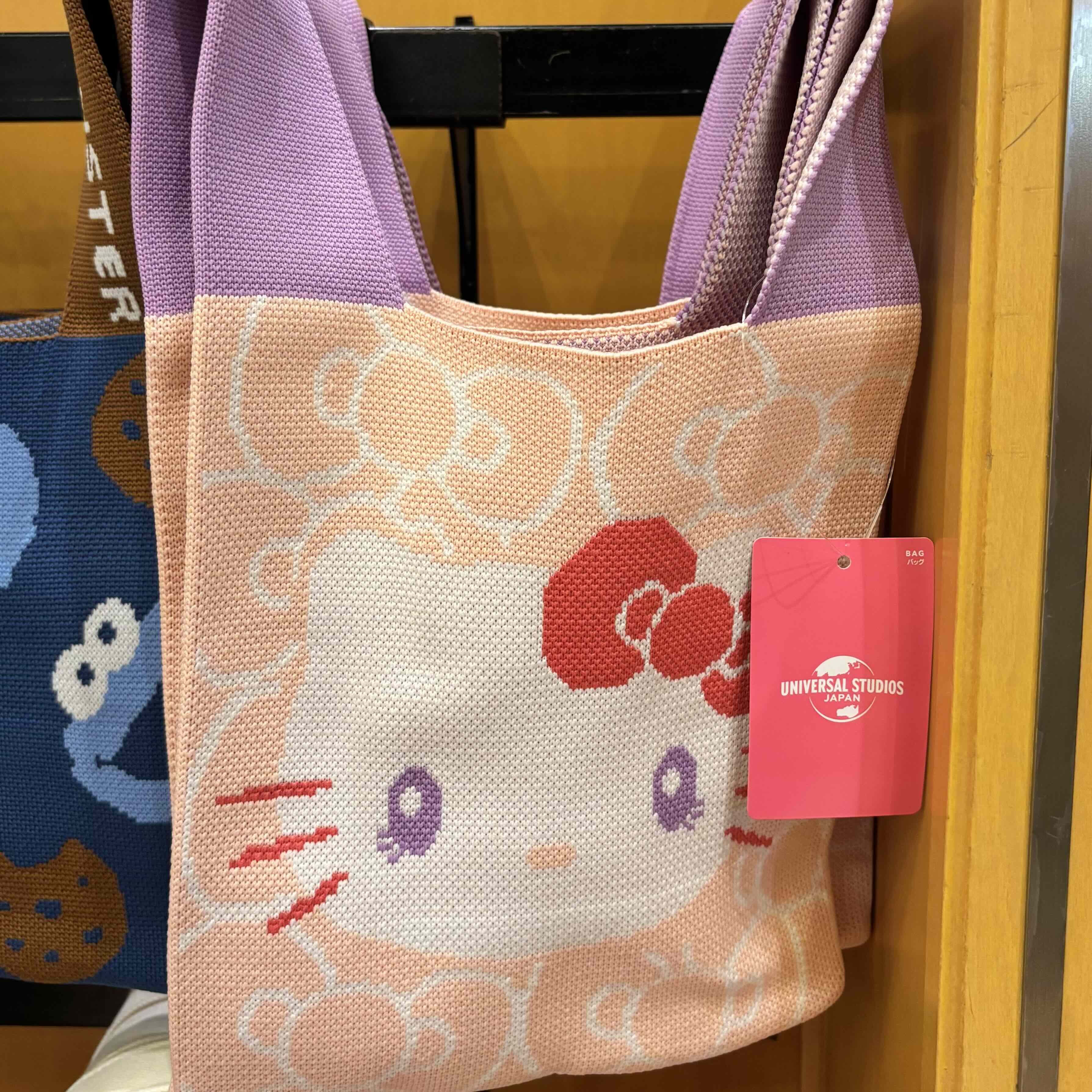 【訂貨】USJ Hello Kitty 針織手挽袋 Tote Bag