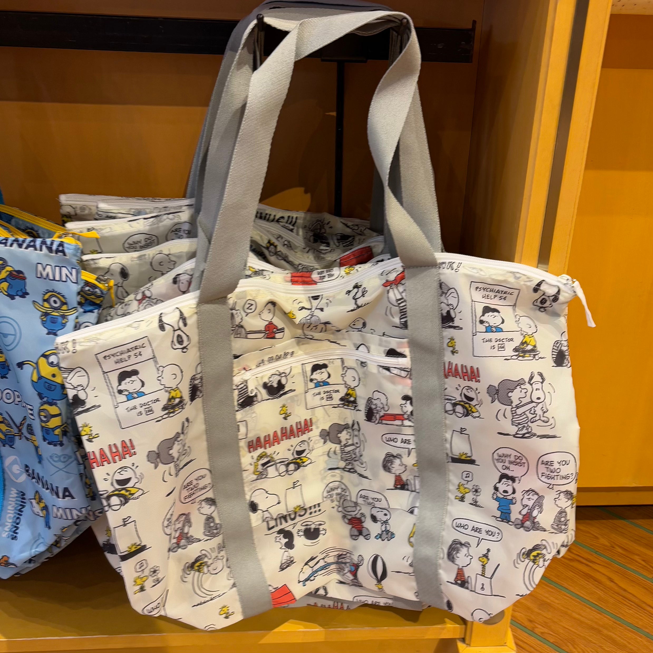 USJ Snoopy 可摺疊旅用行李袋 環保袋