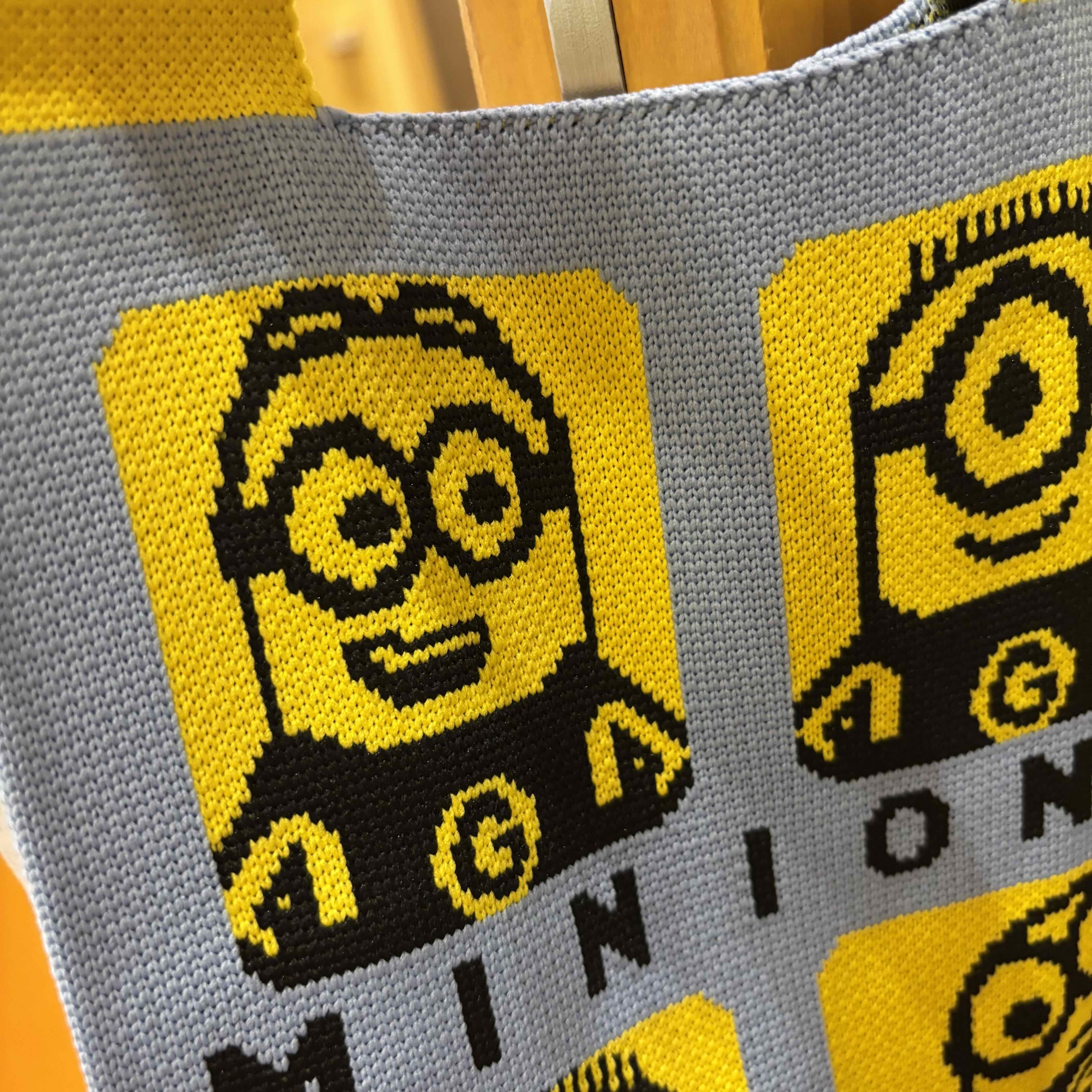 【訂貨】USJ Minions 針織手挽袋 Tote Bag