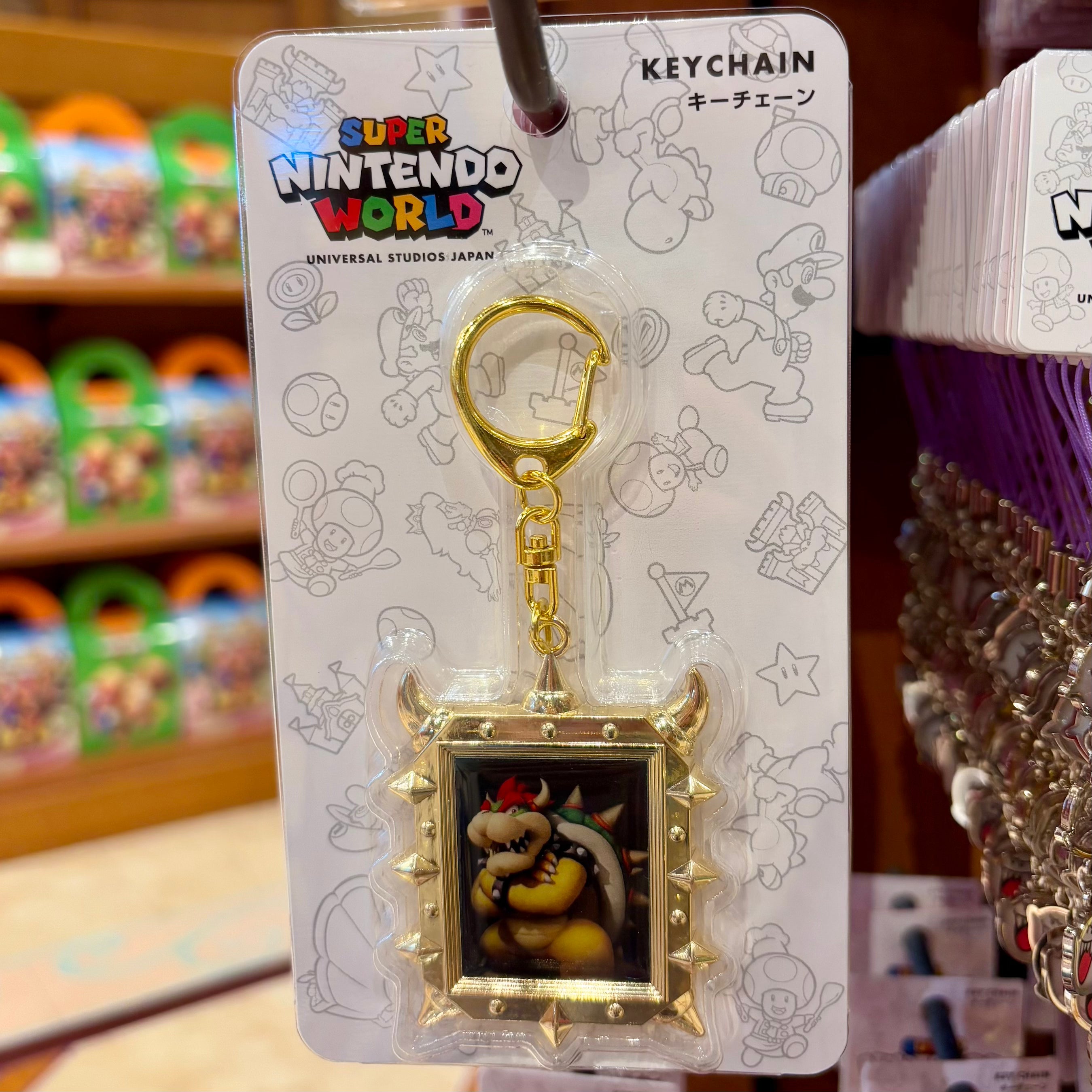 【訂貨】USJ Mario 庫巴相框型鑰匙扣