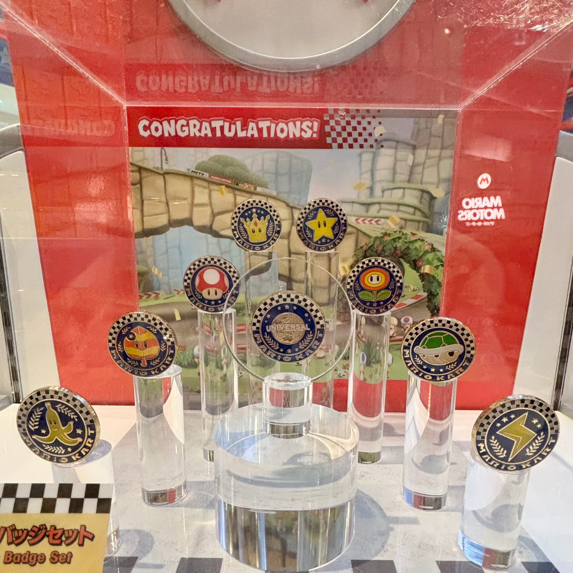 USJ 任天堂世界 Mario Kart 襟章套裝
