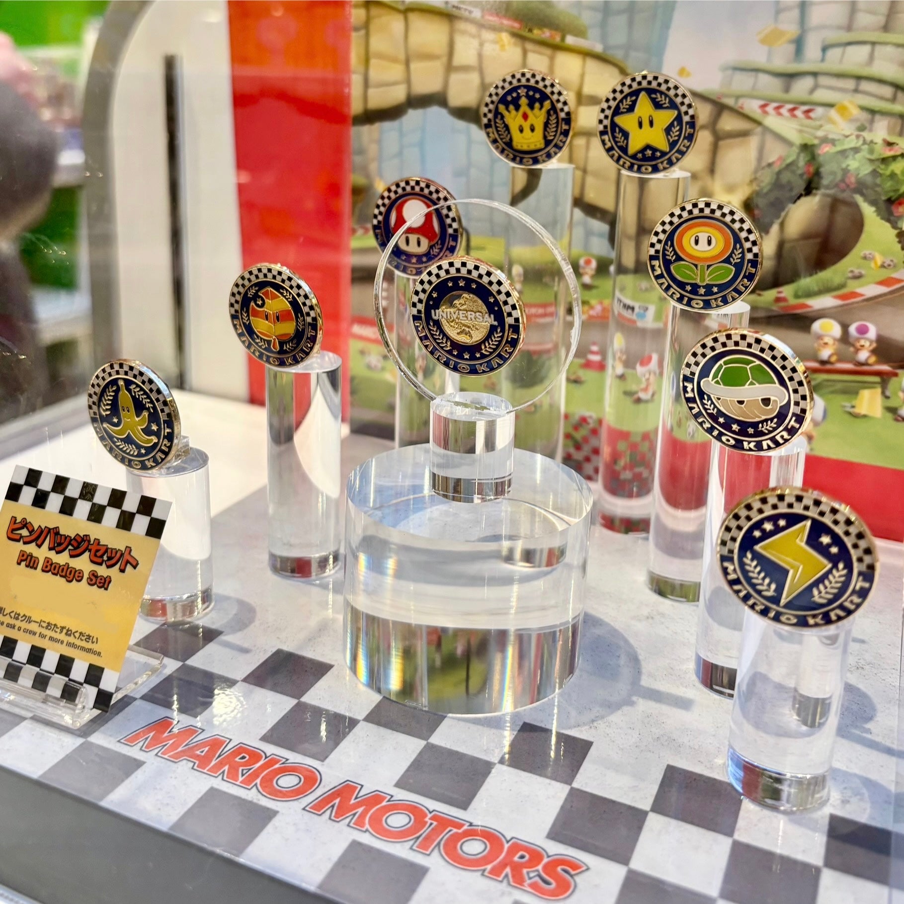 USJ 任天堂世界 Mario Kart 襟章套裝