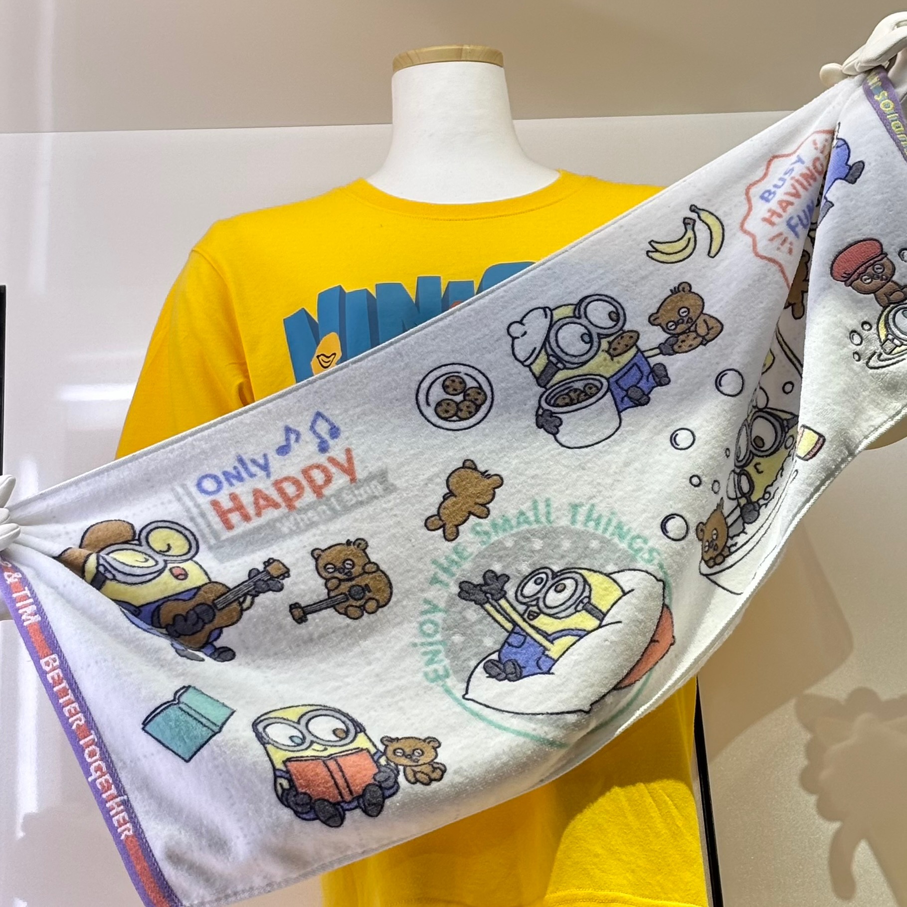 【訂貨】USJ Minions Bob & Tim Busy Having Fun 毛巾