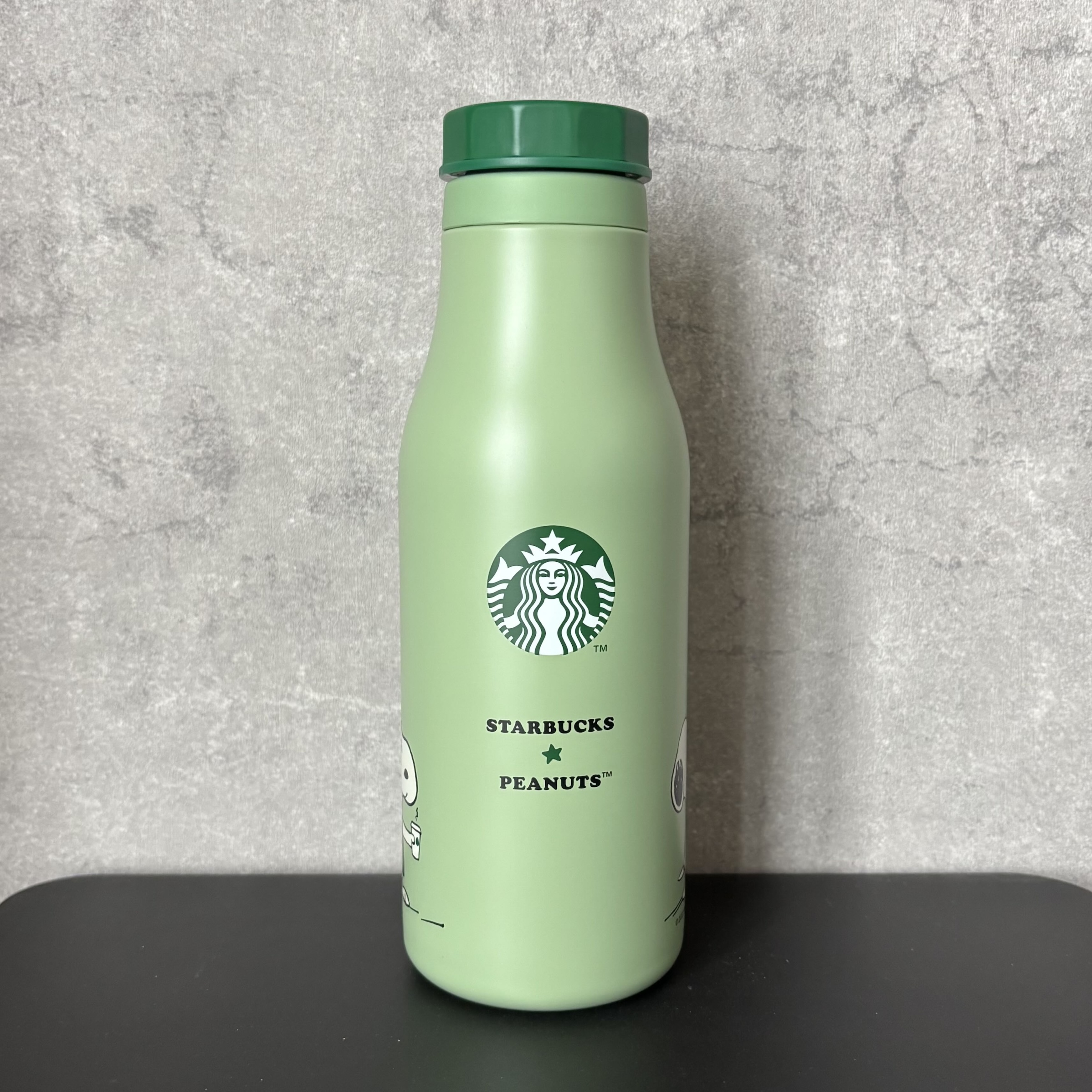 【訂貨】Starbucks x Peanuts Snoopy HAPPINESS IS BEING A PARTNER - 不鏽鋼保溫瓶（綠）