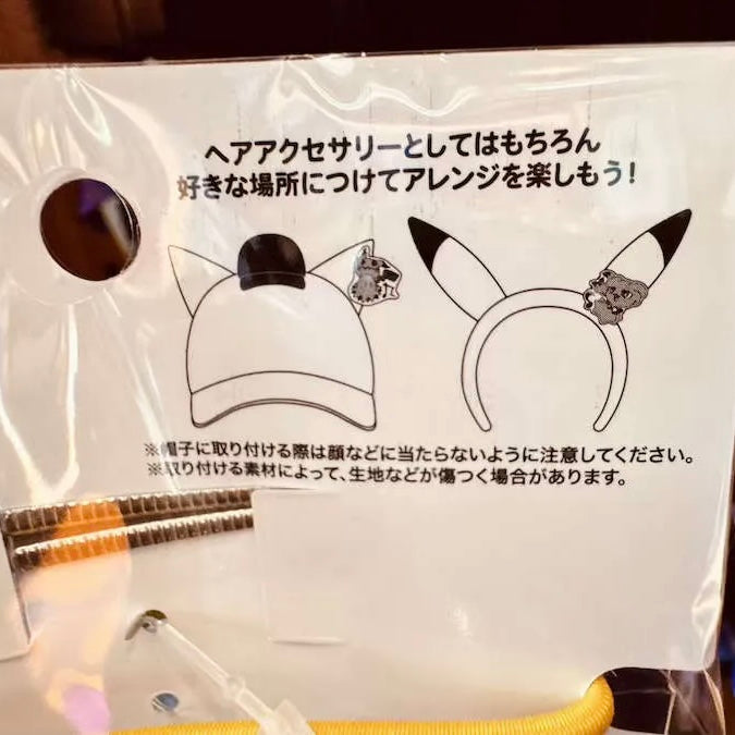 【訂貨】USJ Halloween - Pokemon 頭夾髮圈套裝