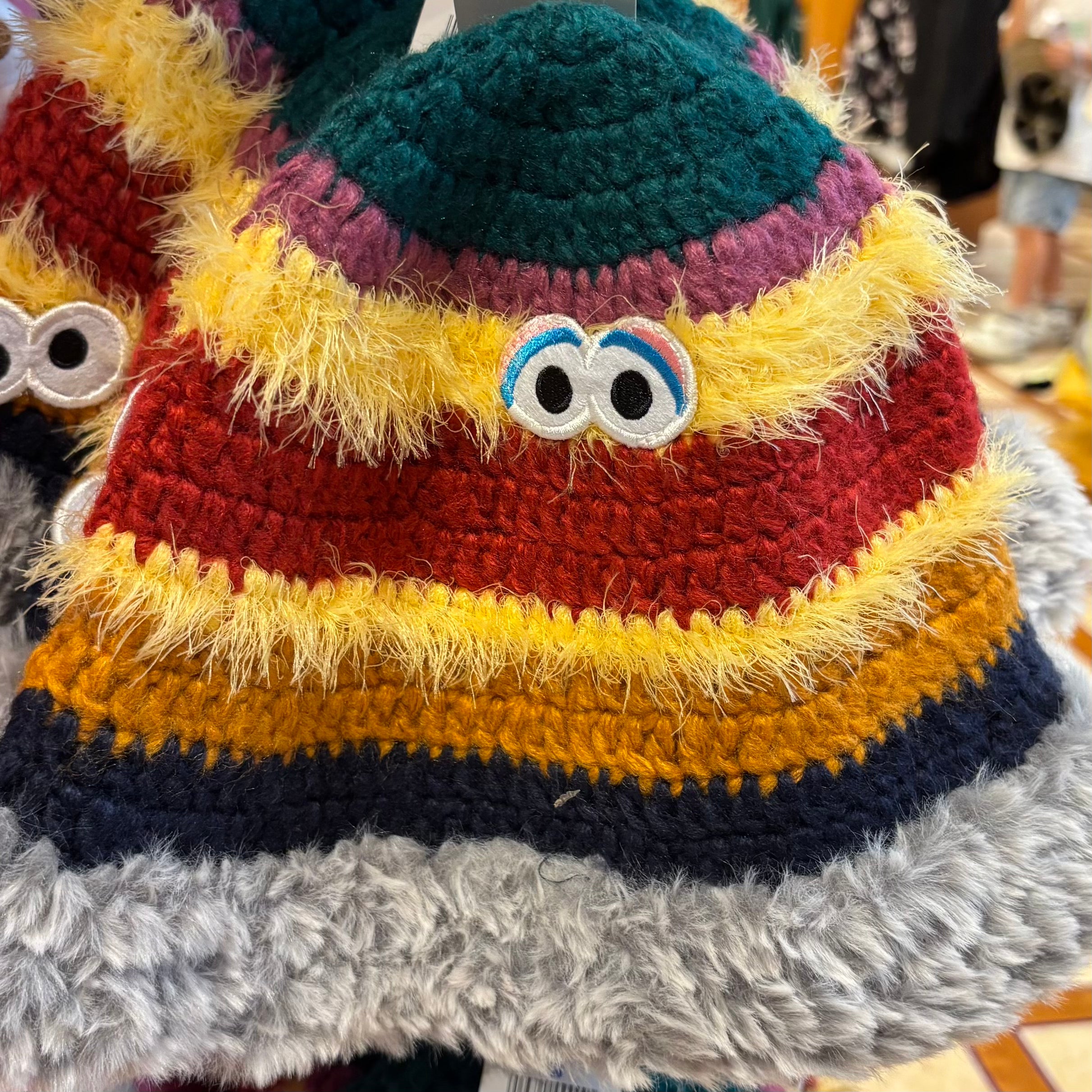 USJ 芝麻街 針織帽 冷帽