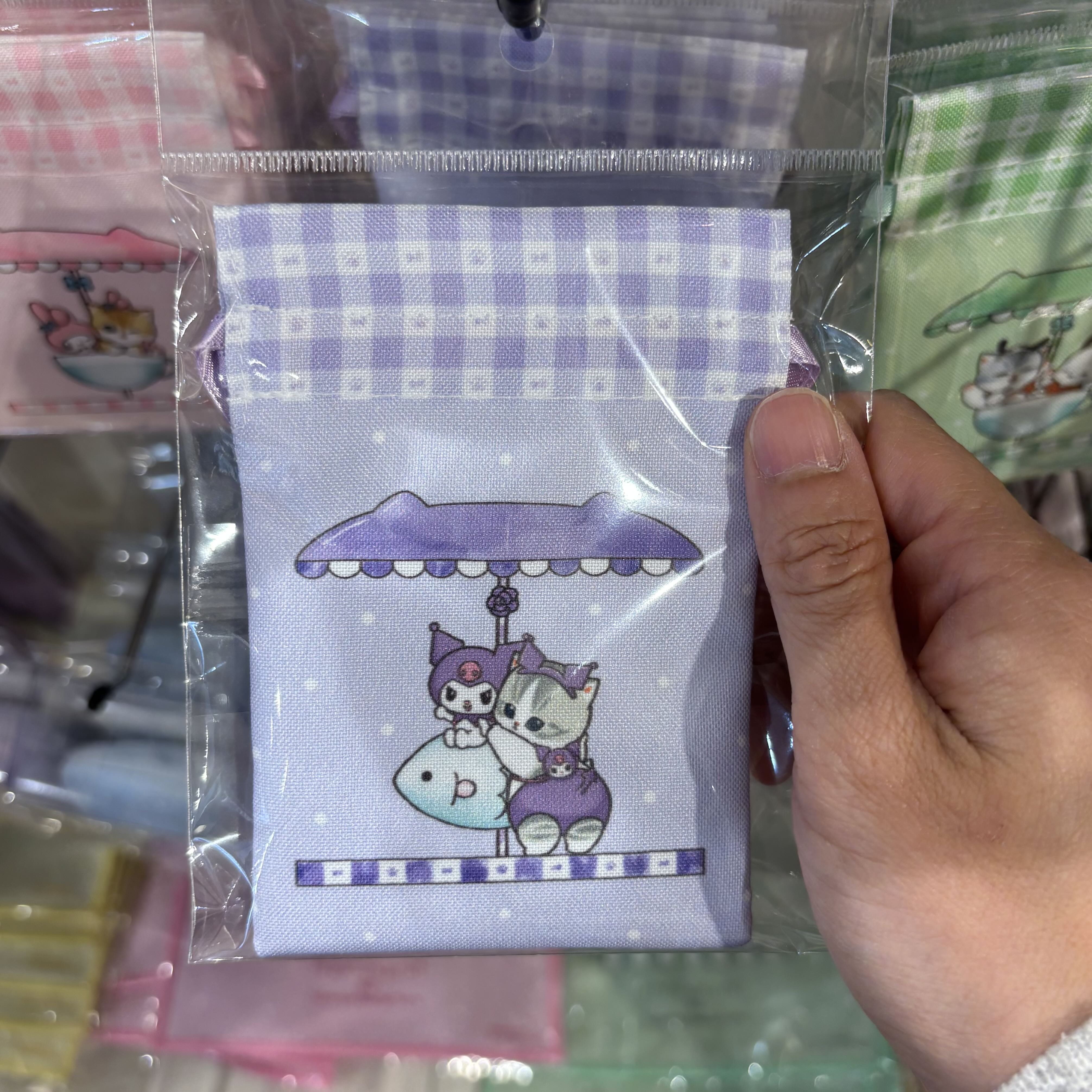 【預訂｜5月】Mofusand x Sanrio 聯乘系列 第三彈 - 迷你索繩袋