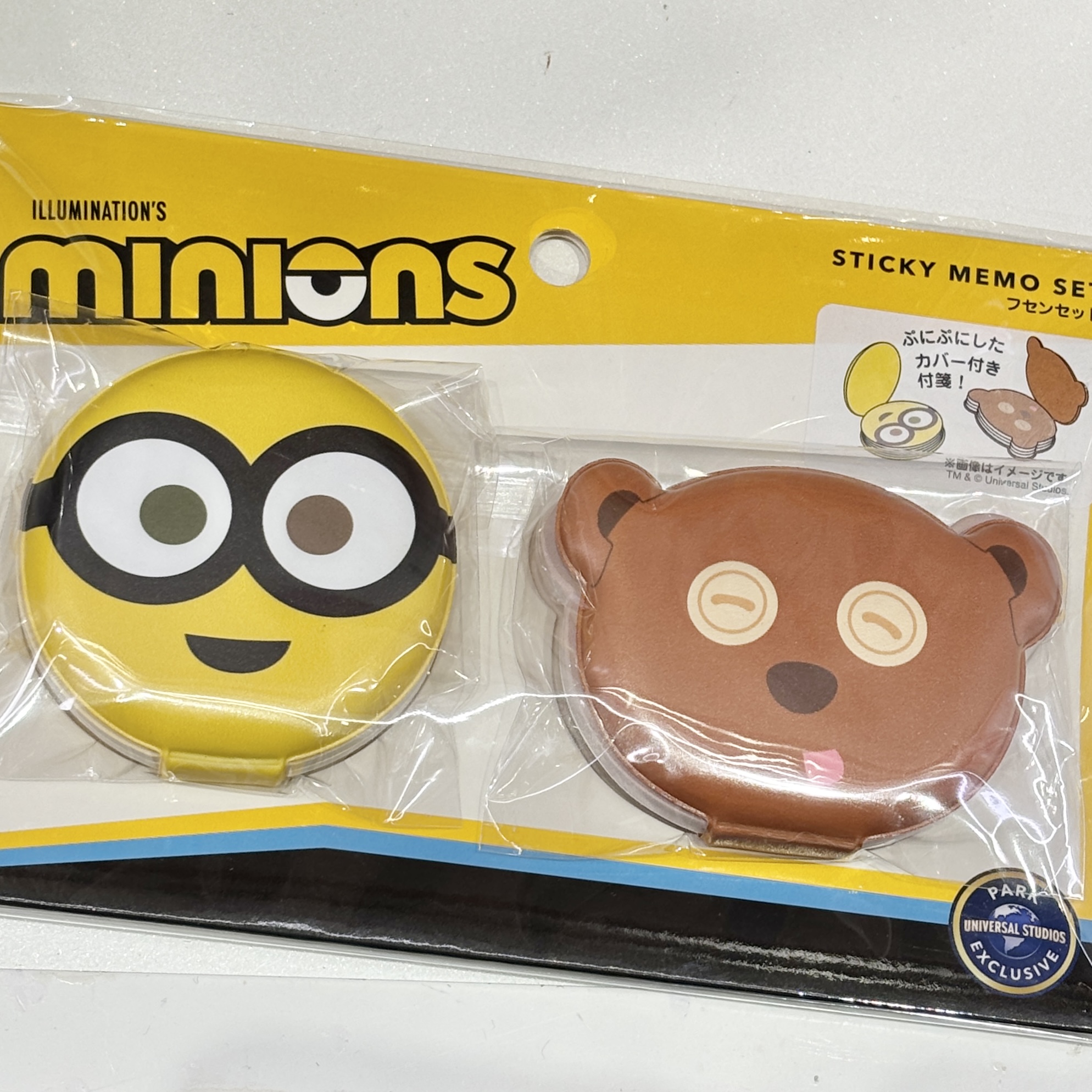 USJ Minions Bob & Tim Sticky Memo Set（Face）