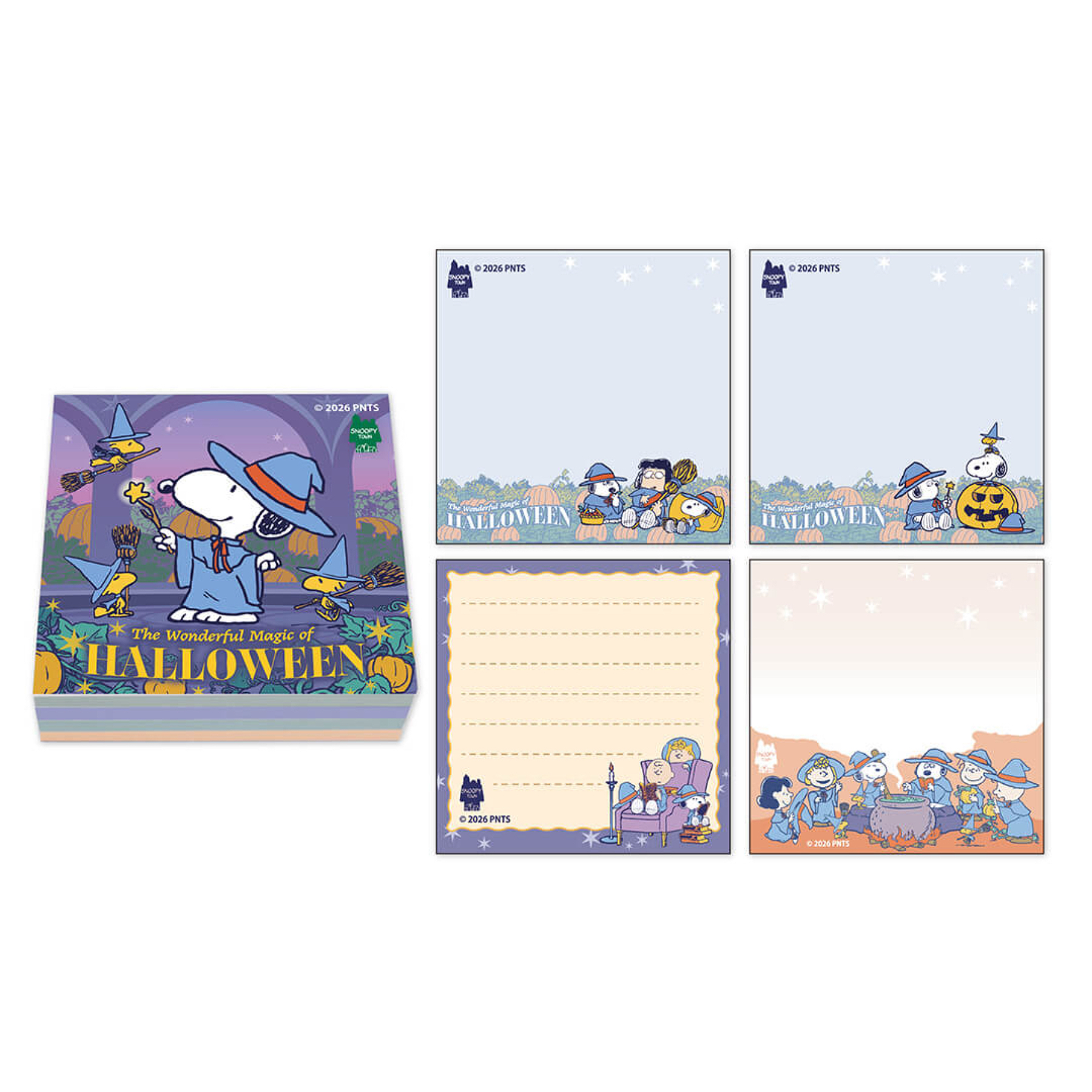 【訂貨】Snoopy Town 萬聖節系列 MAGICAL HALLOWEEN - Memo Block