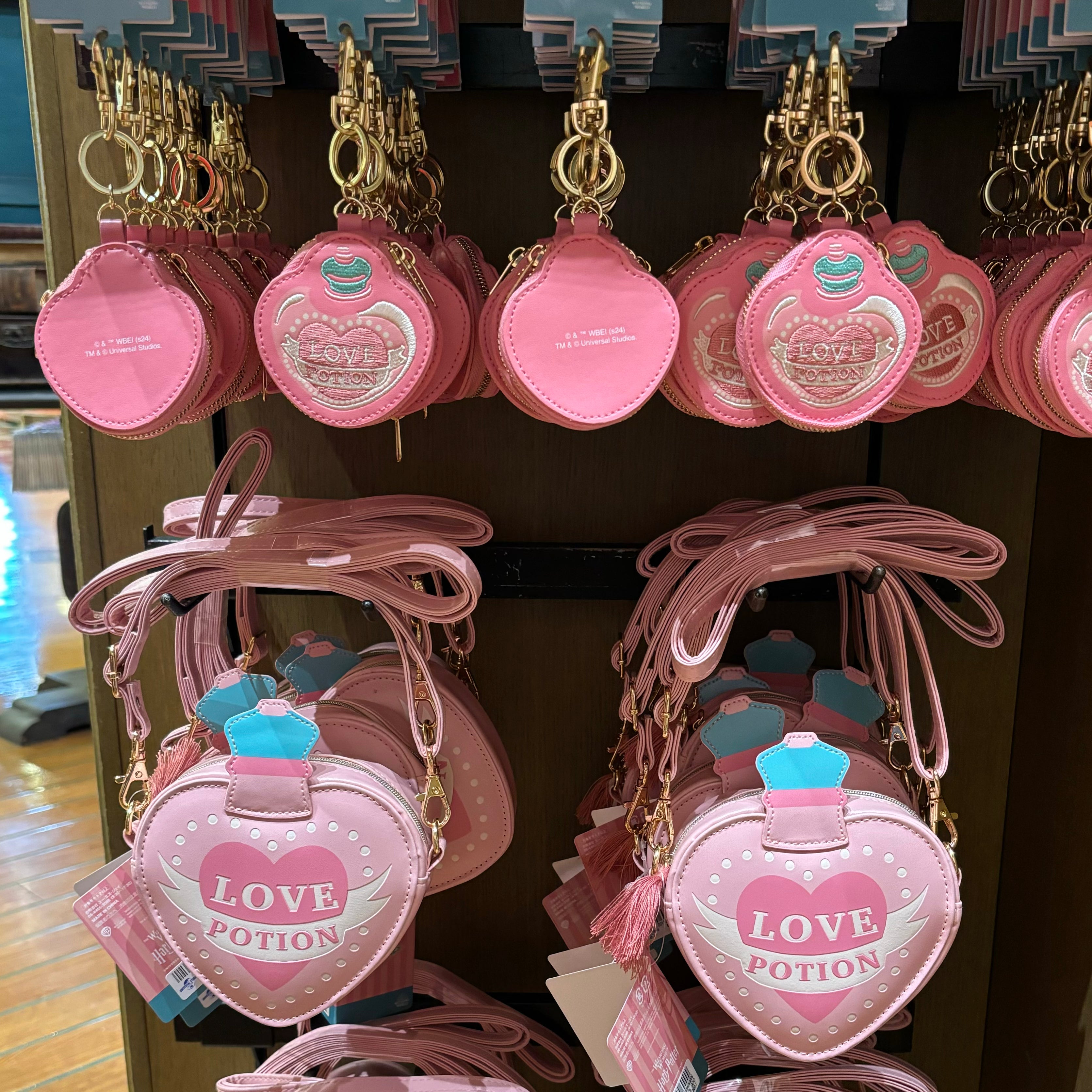 USJ 哈利波特 Honeydukes 百味糖系列 - 愛情魔藥 鏡盒吊飾 / 斜孭袋