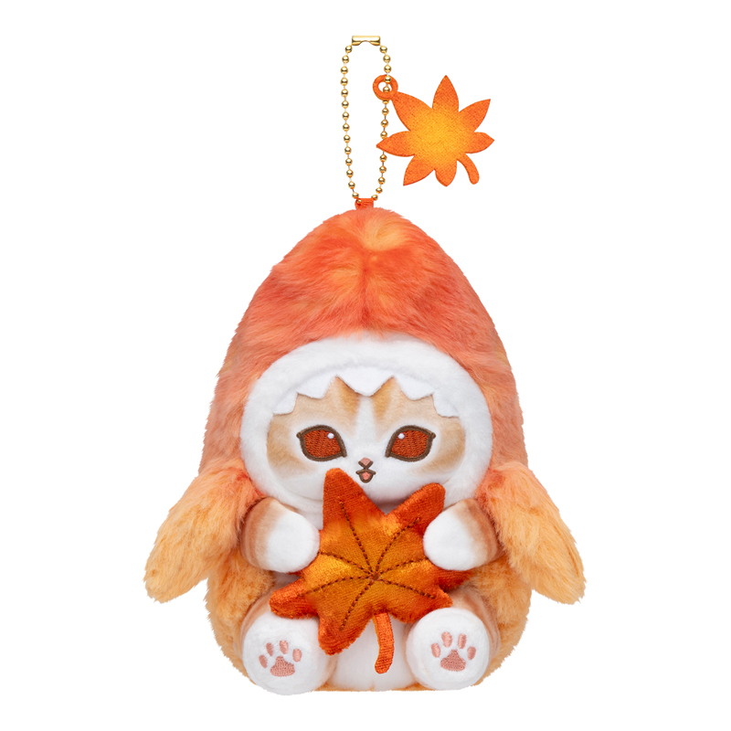 【預訂｜10月】Mofusand 秋天 鯊魚貓 鑰匙扣（銀杏 / 楓葉）