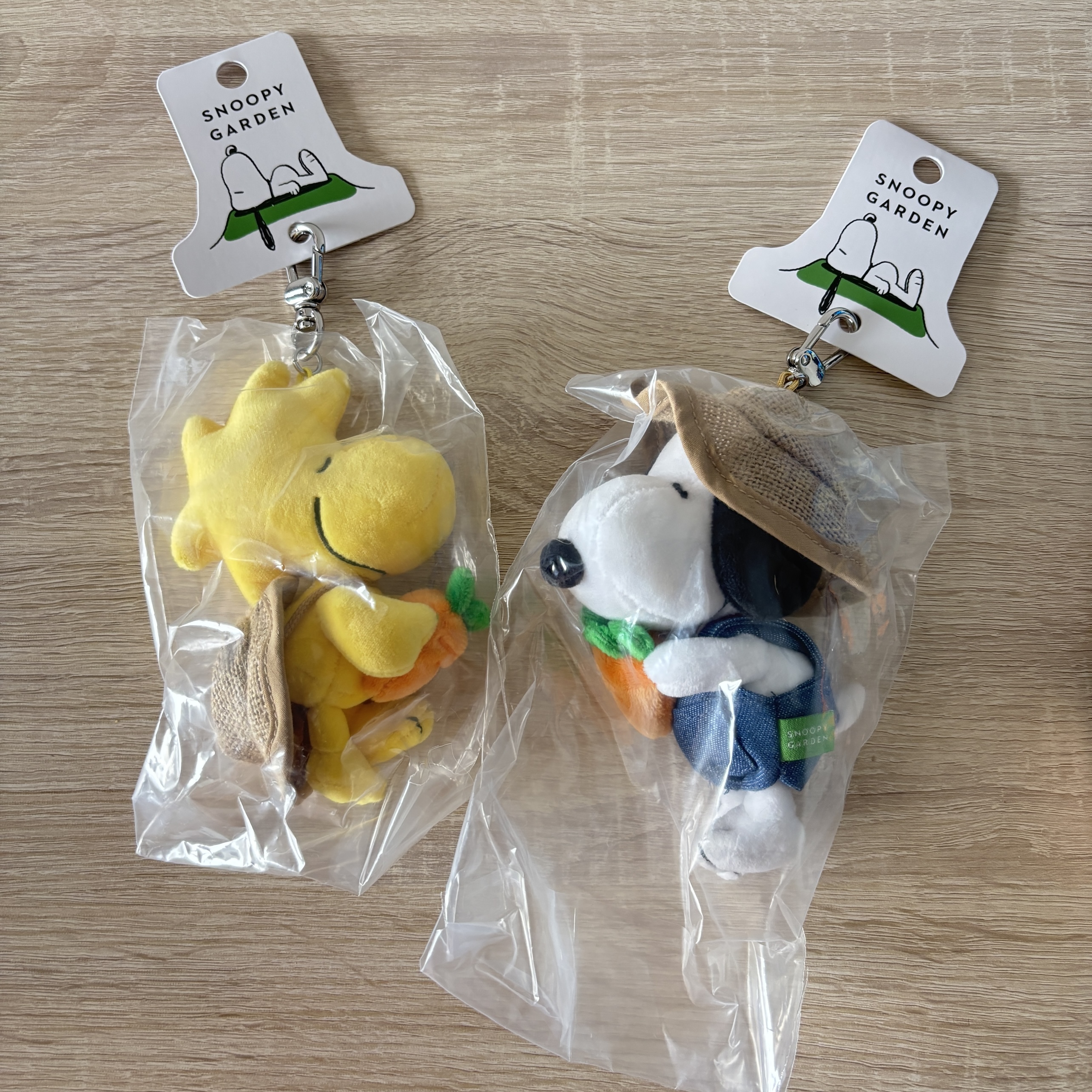 【訂貨】SNOOPY GARDEN 史努比庭園 韓國濟州島限定 - Snoopy & Woodstock 農夫造型 公仔掛飾