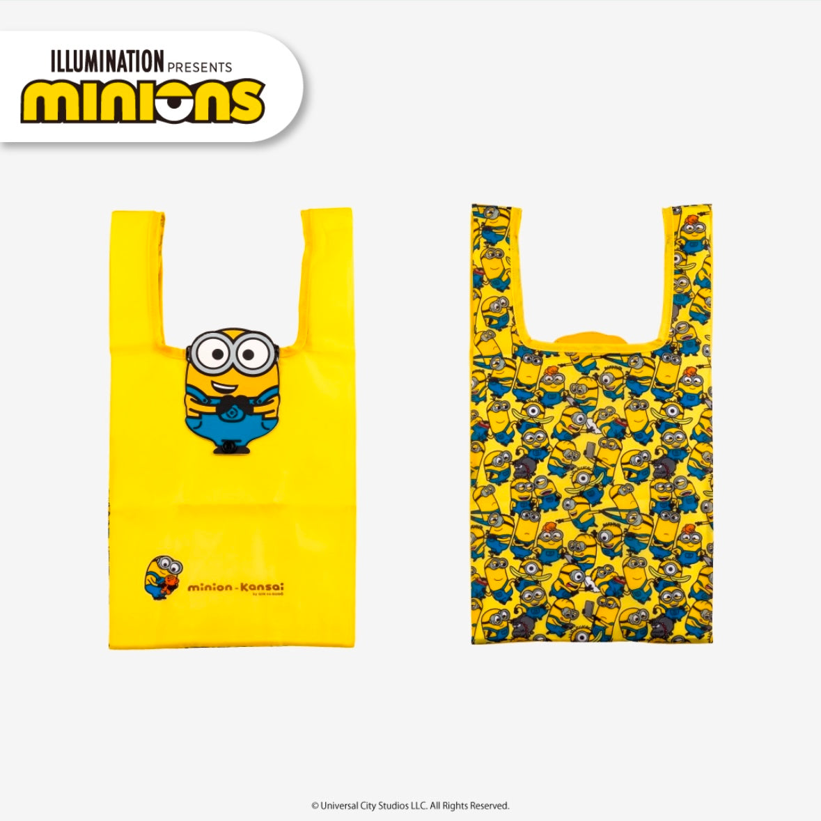Minion in Kansai 可摺疊式環保袋 購物袋