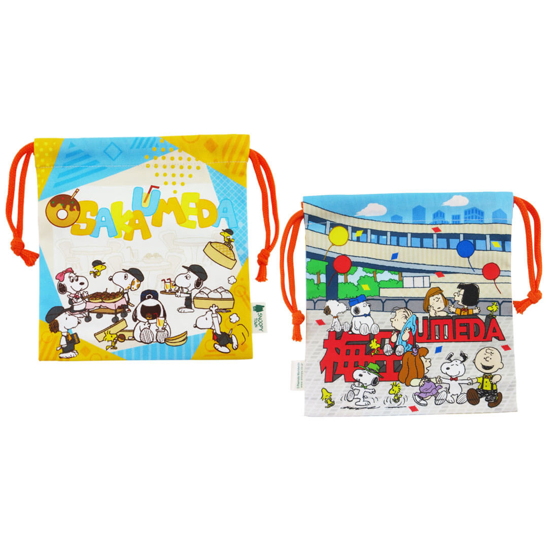 【訂貨】Snoopy Town 大阪梅田店限定「當地美食」系列 - 索繩袋